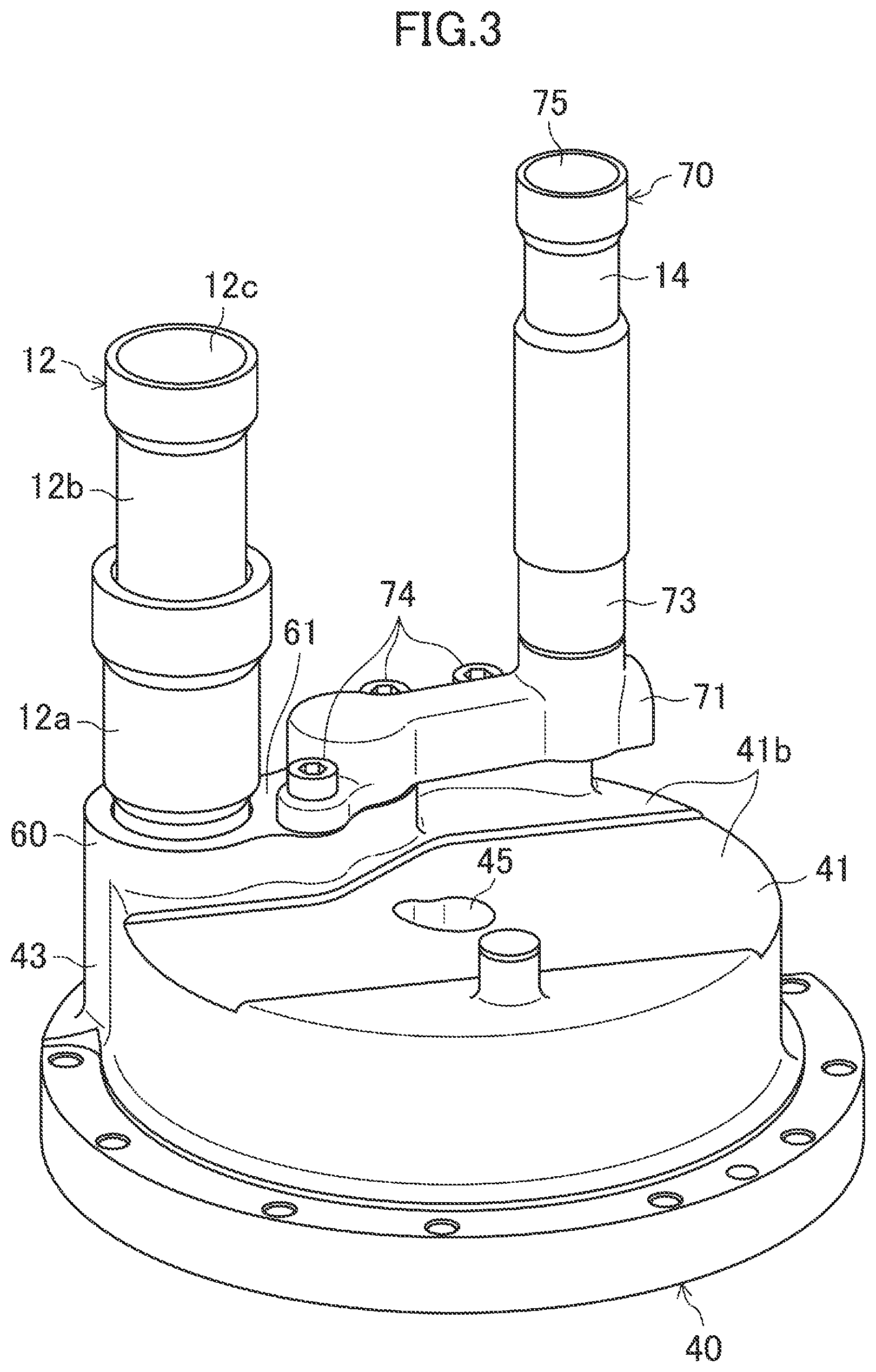 Patent US12345256 Figure 3 – Scroll compressor