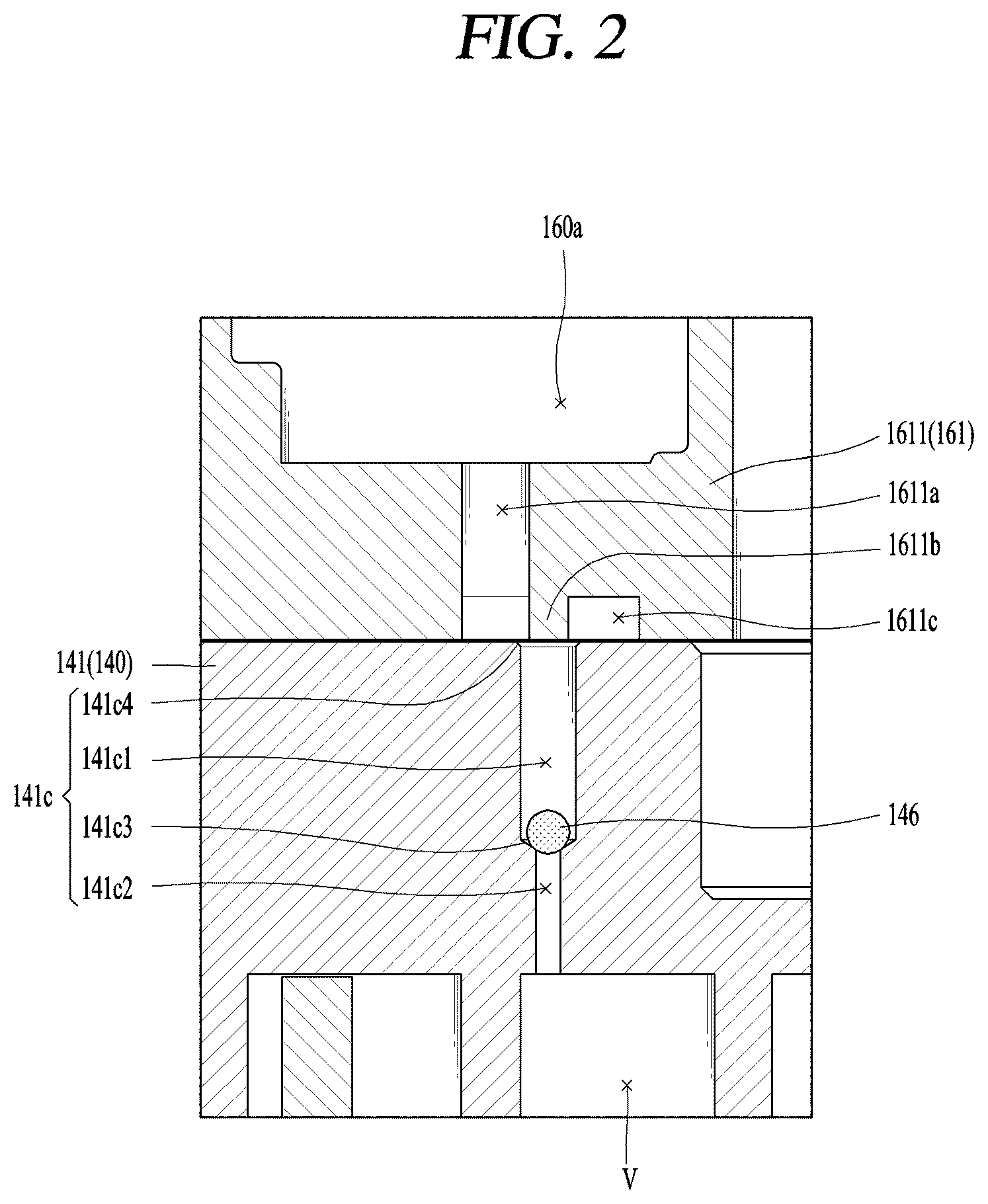 Patent US12345259 Figure 2 – Scroll compressor