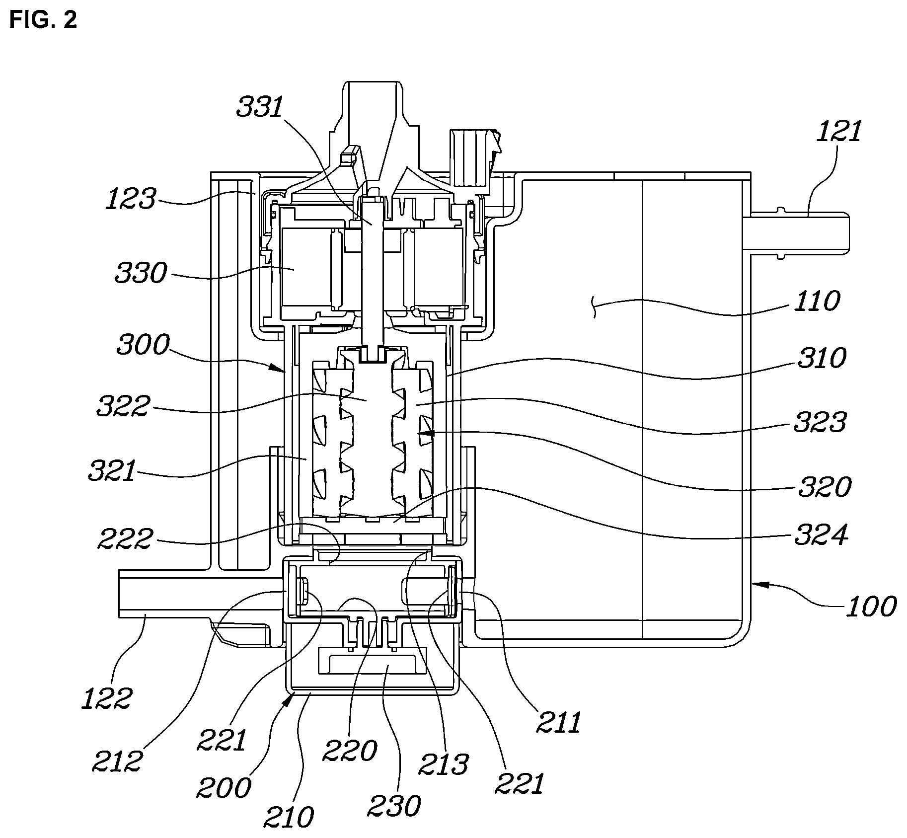 Patent US12345260 Figure 2 – Fluid circulating apparatus