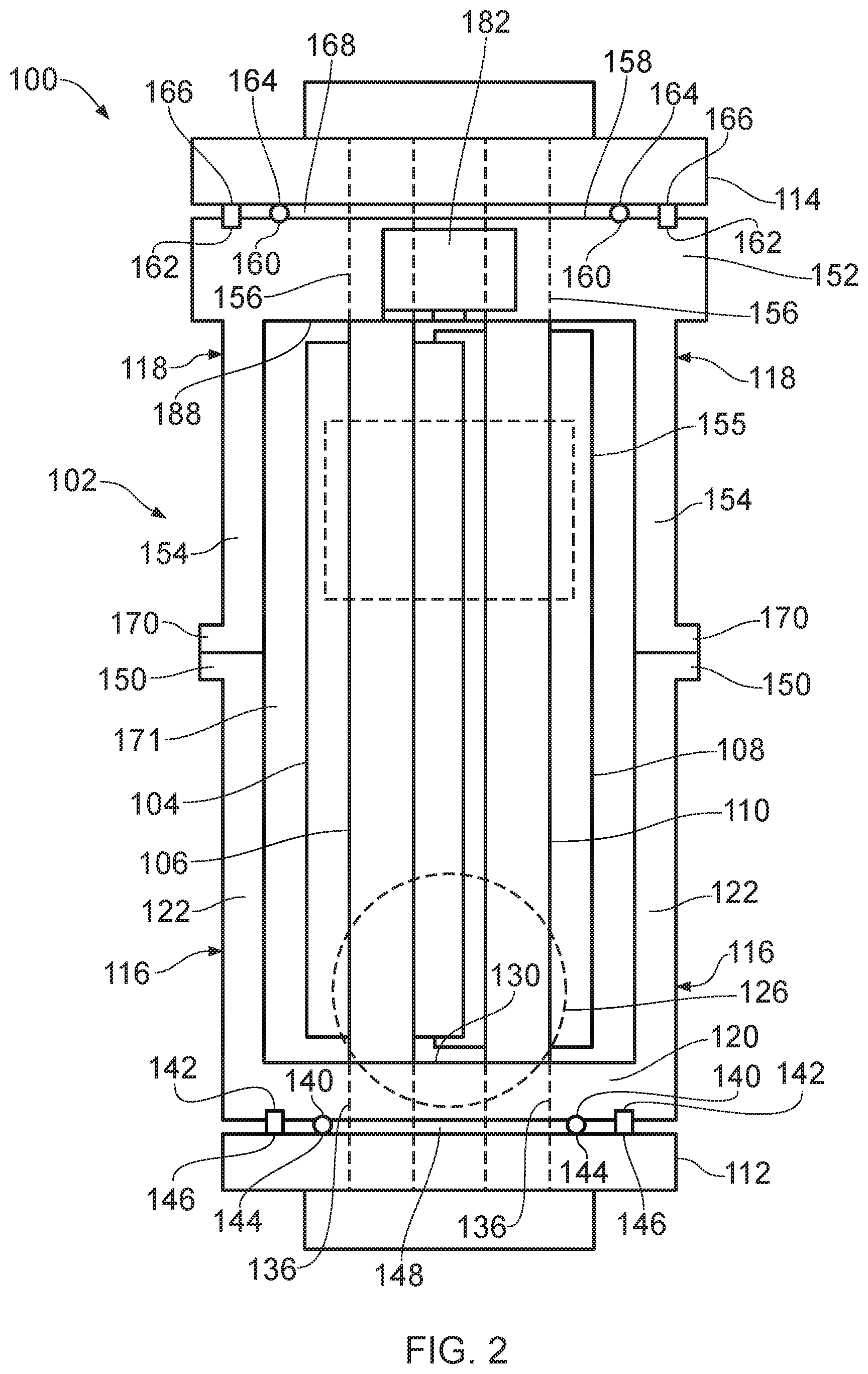 Patent US12345261 Figure 2 – Stator for a vacuum pump