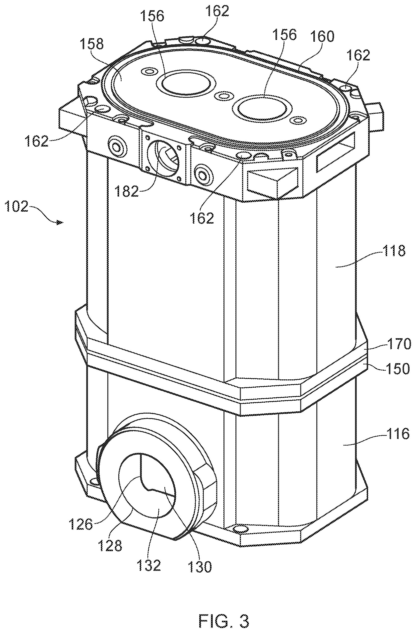 Patent US12345261 Figure 3 – Stator for a vacuum pump