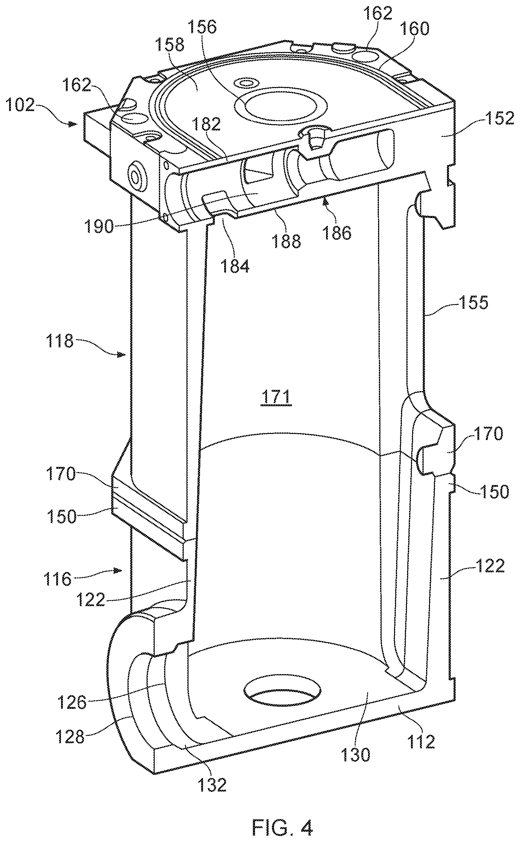 Patent US12345261 Figure 4 – Stator for a vacuum pump
