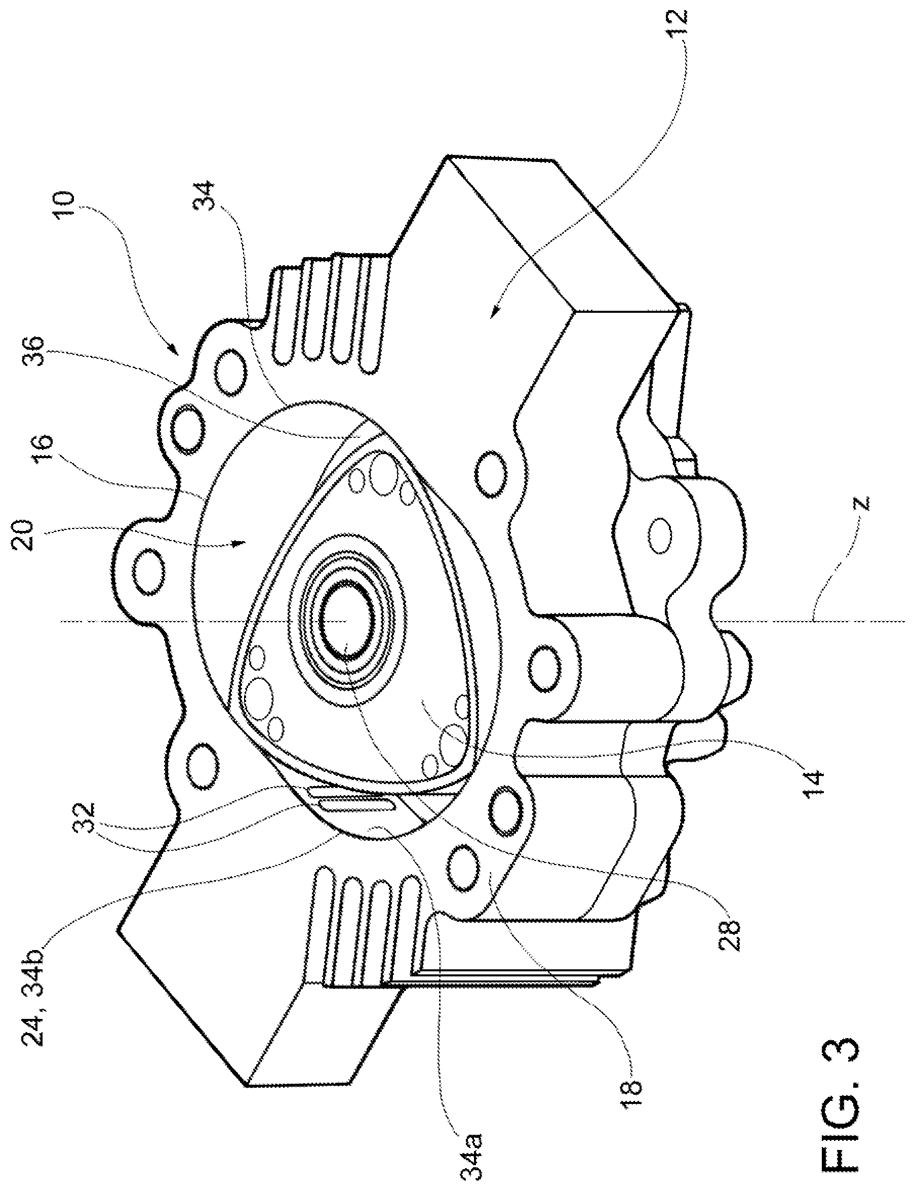 Patent US12345262 Figure 3 – Non-lubricated compressor with abradable sealing element and related method for assembling it