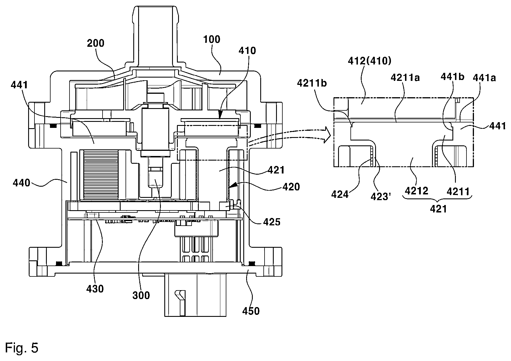 Patent US12345266 Figure 5 – Electric water pump