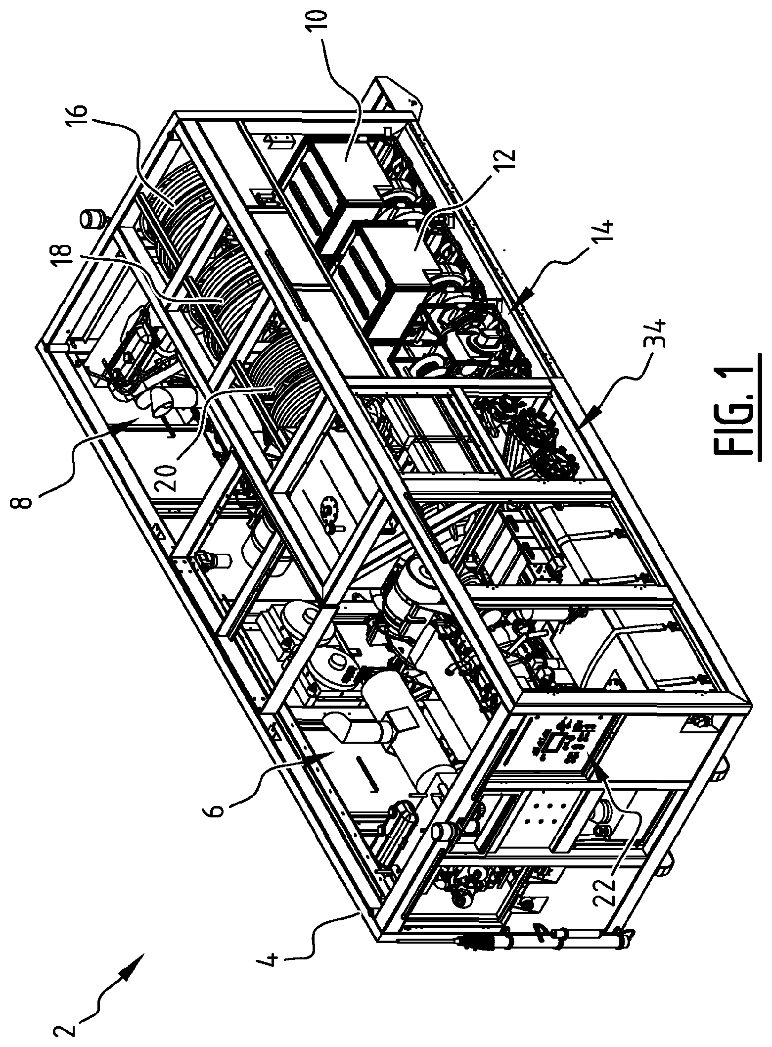 Patent US12345267 Figure 1 – Mobile pump system with metering pump and method therefor
