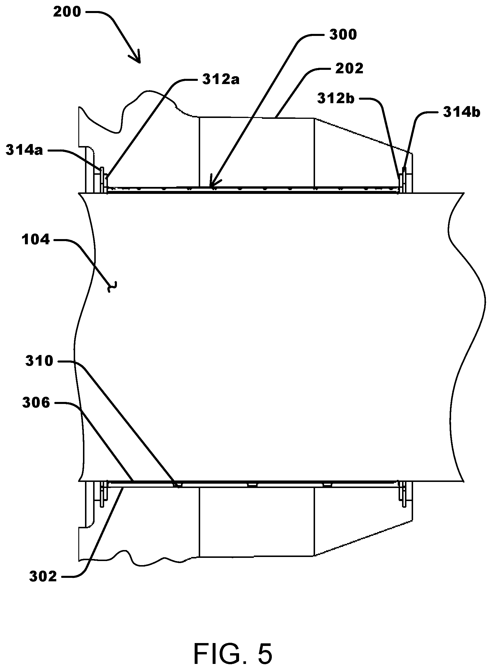 Patent US12345271 Figure 5 – Foil bearing assembly including perforated inner foil assembly and compressor including same