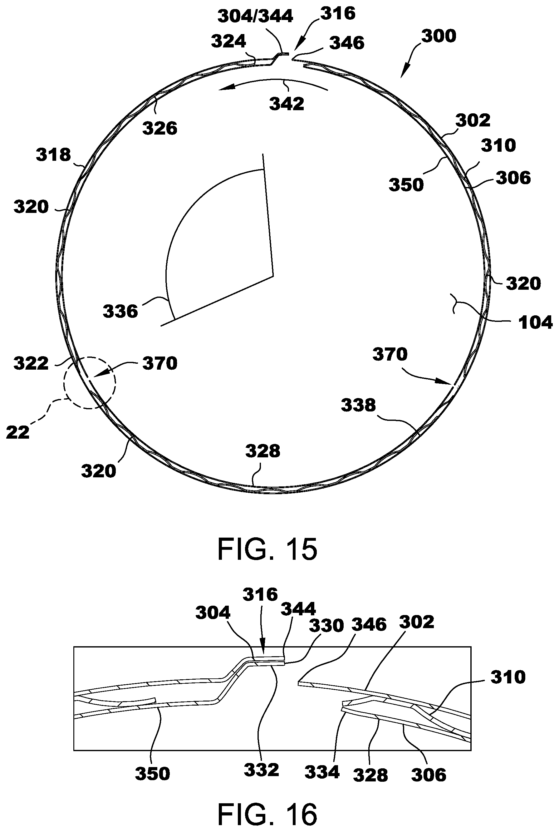 Patent US12345271 Figure 14 – Foil bearing assembly including perforated inner foil assembly and compressor including same