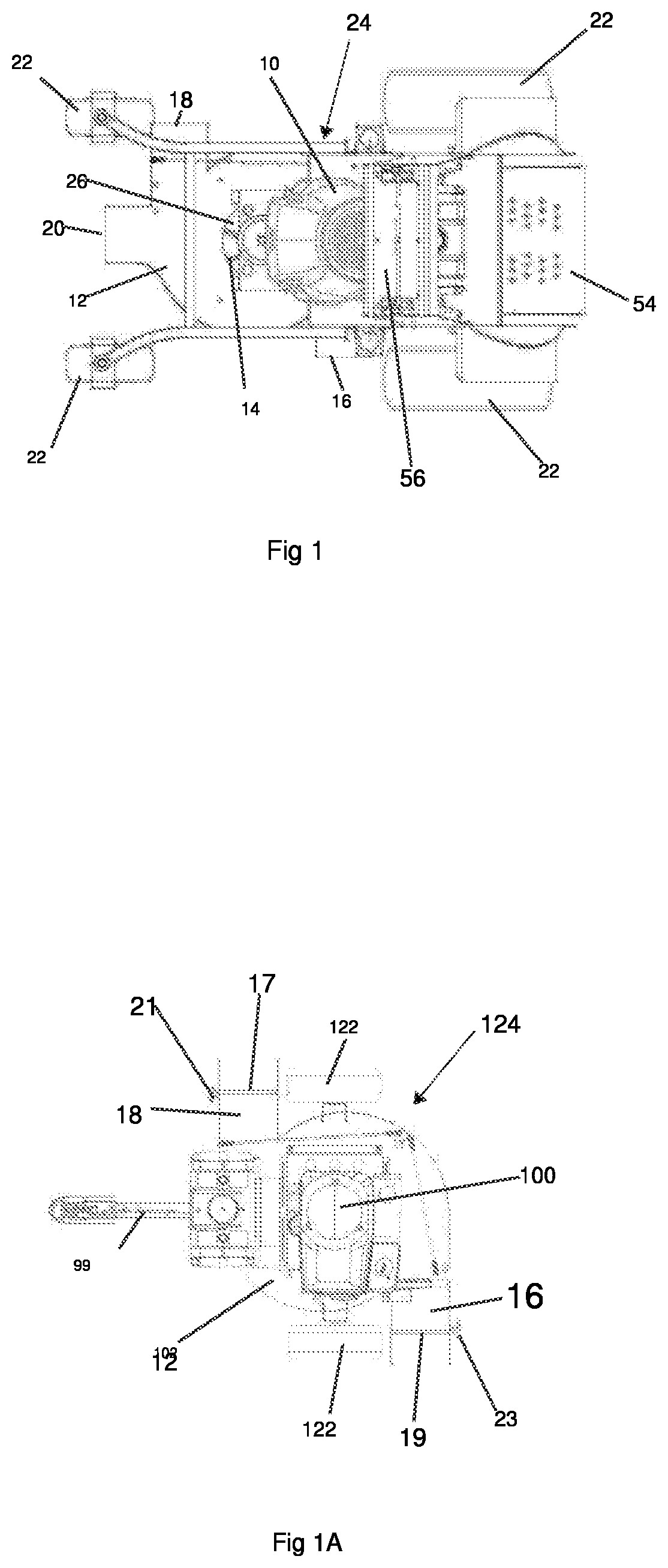 Patent US12345274 Figure 1 – Tow and ride debris blowers