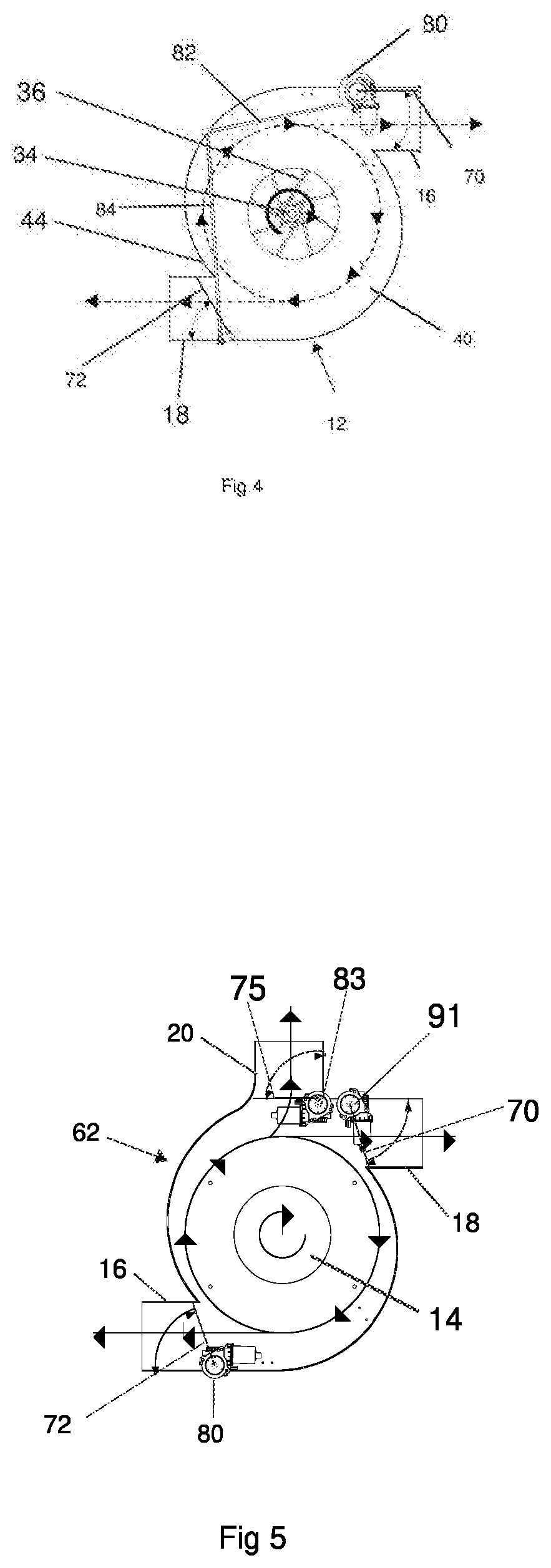 Patent US12345274 Figure 4 – Tow and ride debris blowers