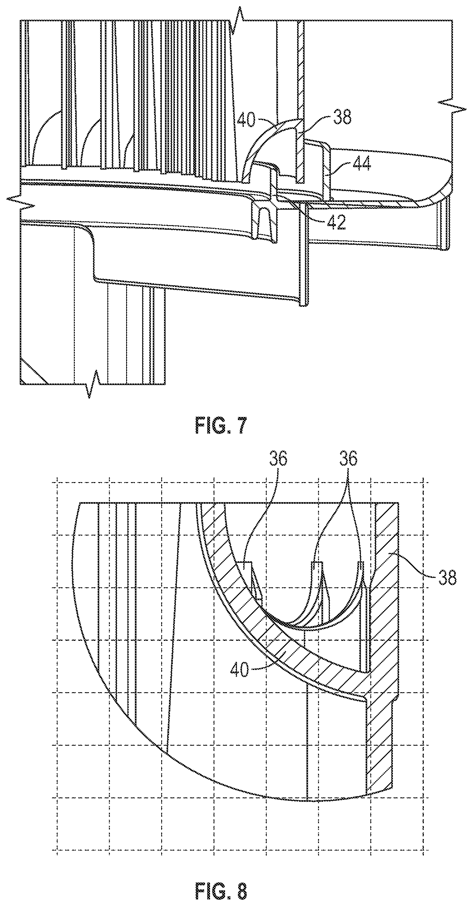 Patent US12345275 Figure 6 – Blower wheel assemblies and methods