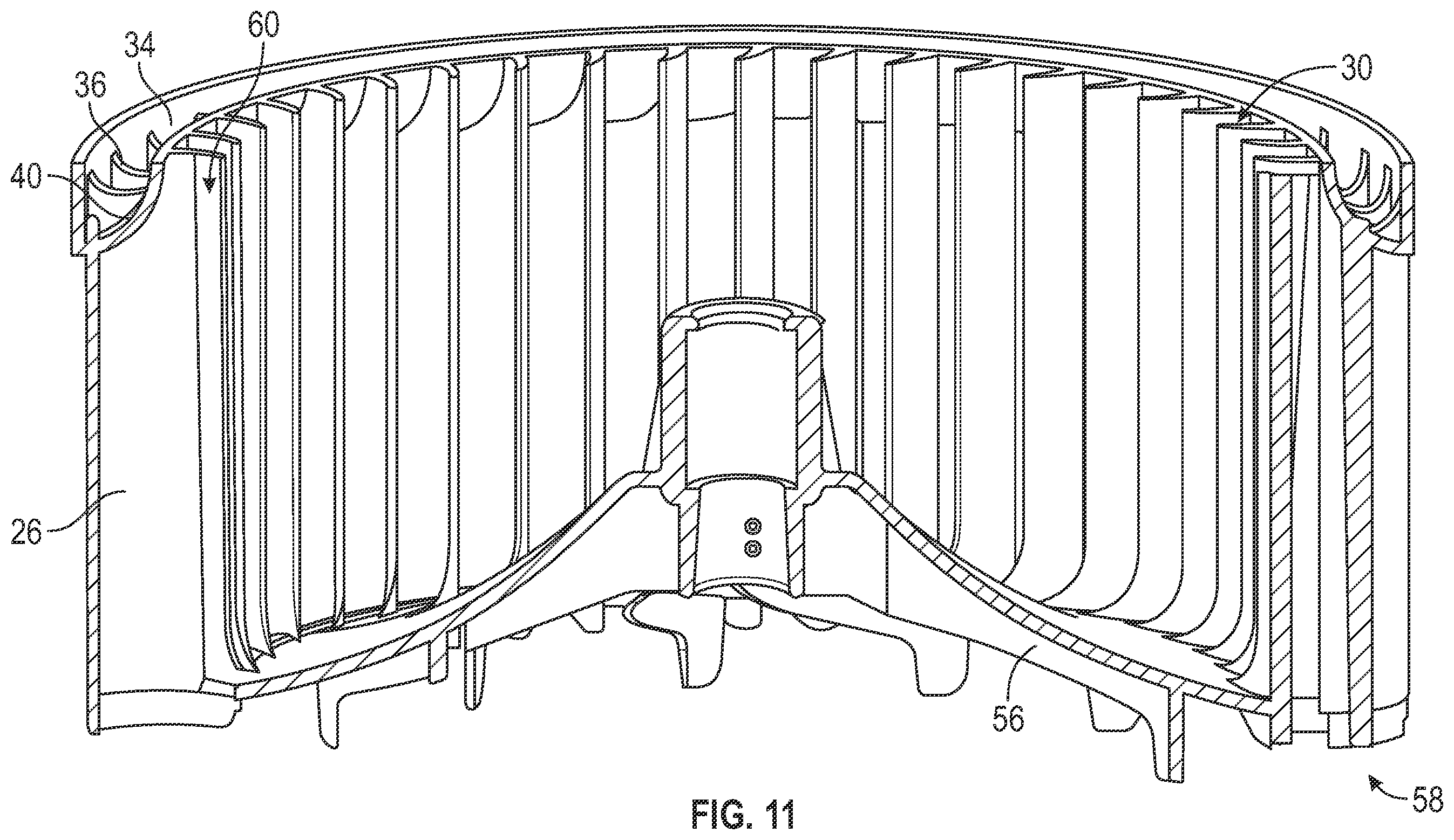 Patent US12345275 Figure 9 – Blower wheel assemblies and methods