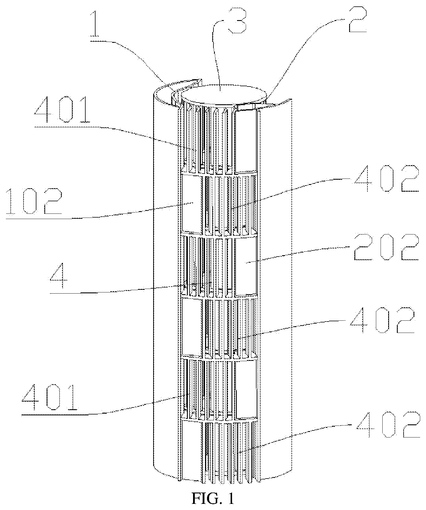 Patent US12345276 Figure 1 – Cross-flow air duct and air outlet device