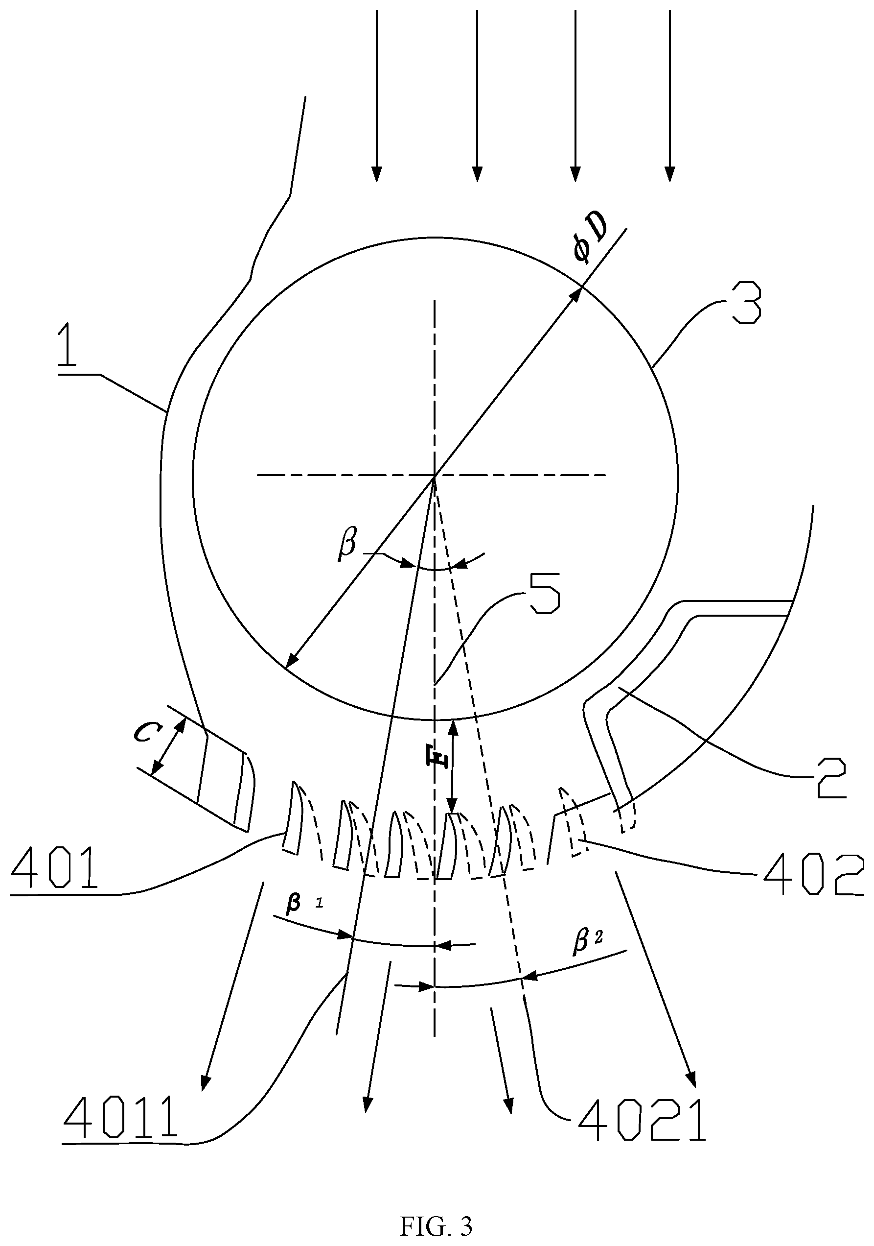 Patent US12345276 Figure 3 – Cross-flow air duct and air outlet device