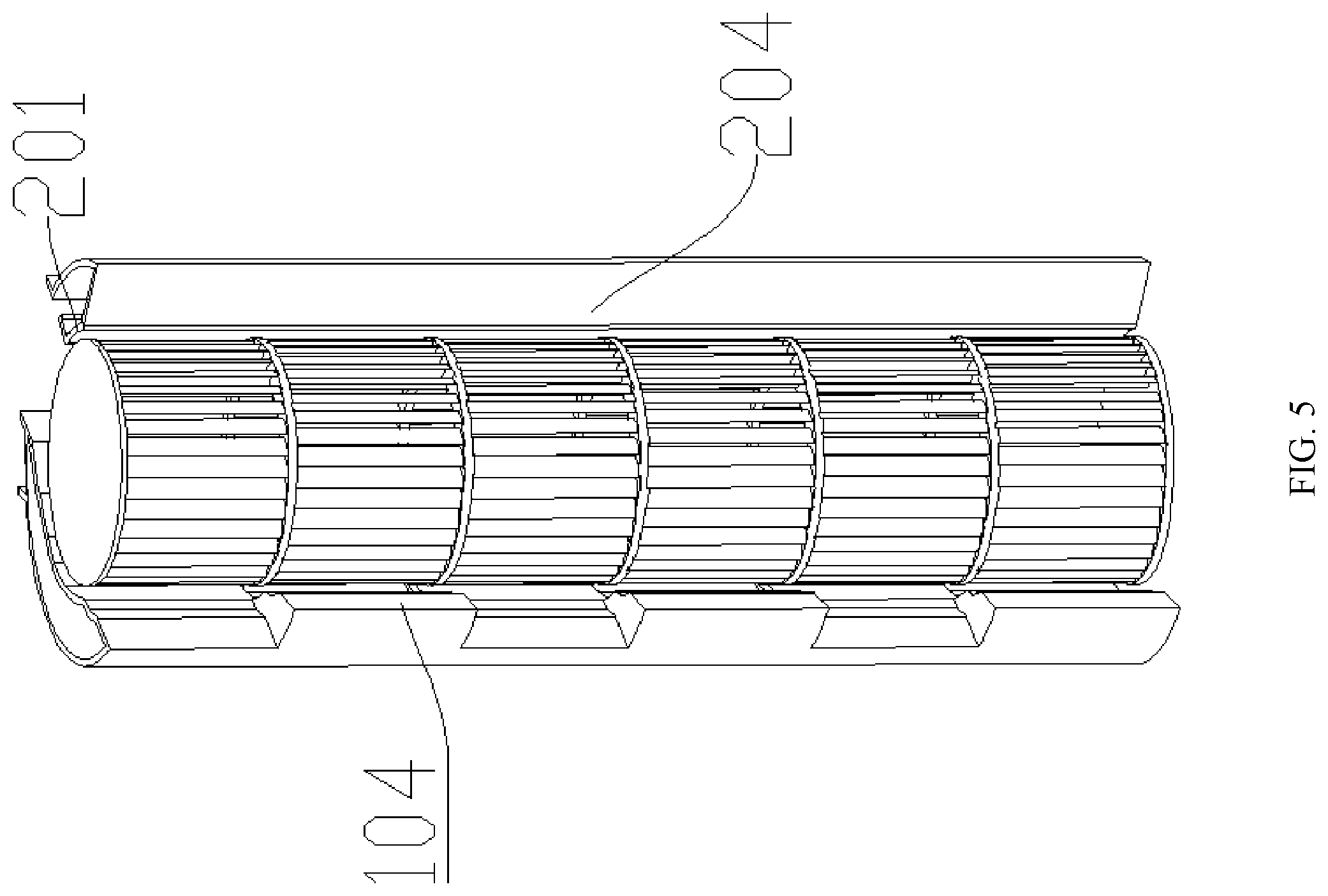 Patent US12345276 Figure 5 – Cross-flow air duct and air outlet device