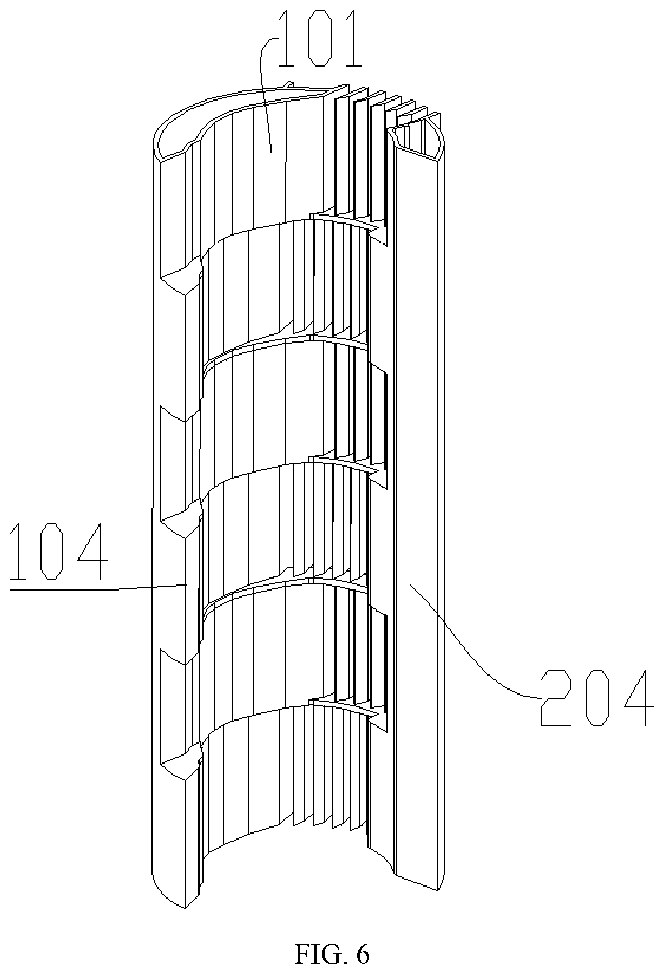 Patent US12345276 Figure 6 – Cross-flow air duct and air outlet device