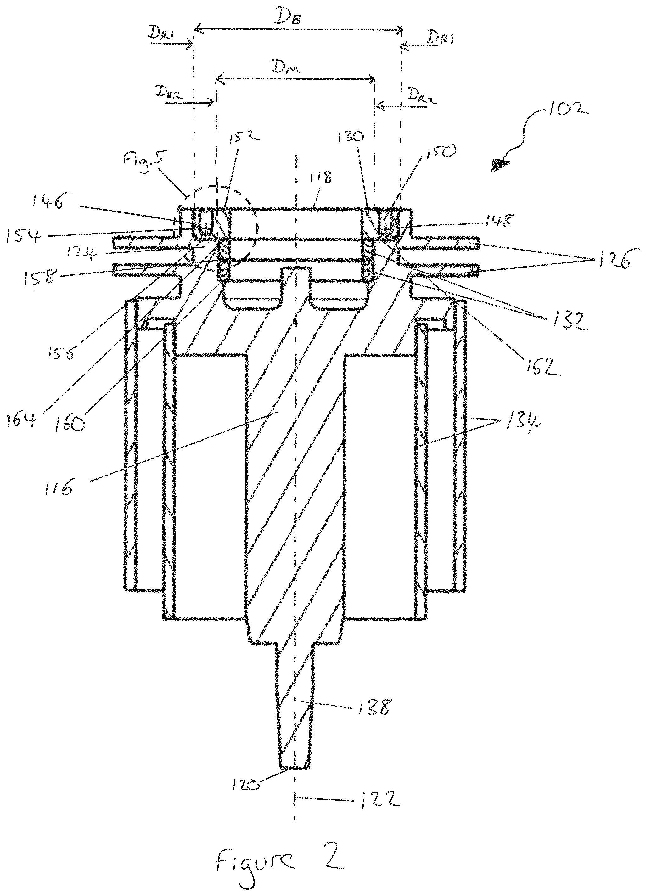 Patent US12345277 Figure 2 – Rotor assembly for a turbomolecular pump