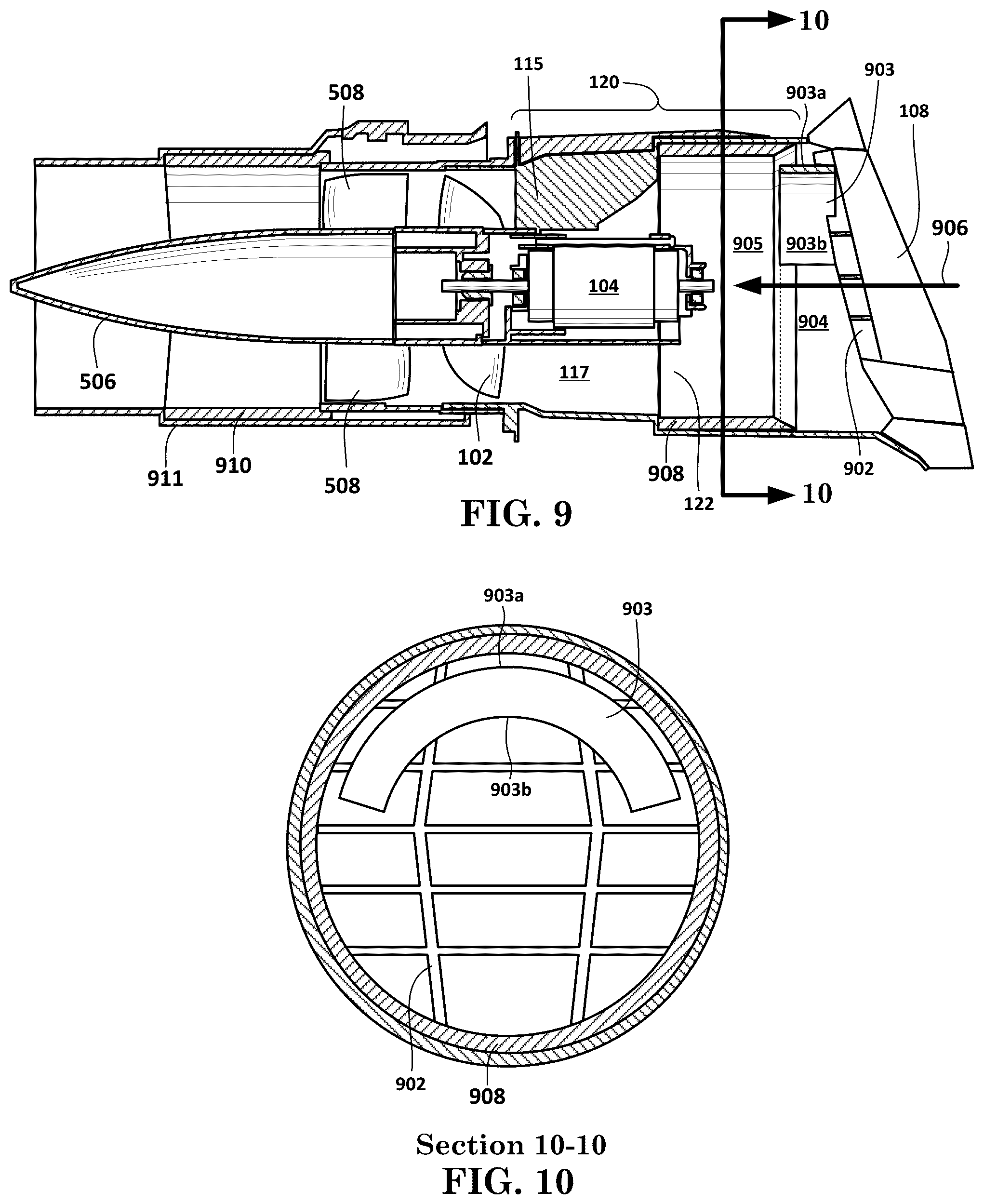 Patent US12345278 Figure 8 – Debris blower with sound attenuation resonator