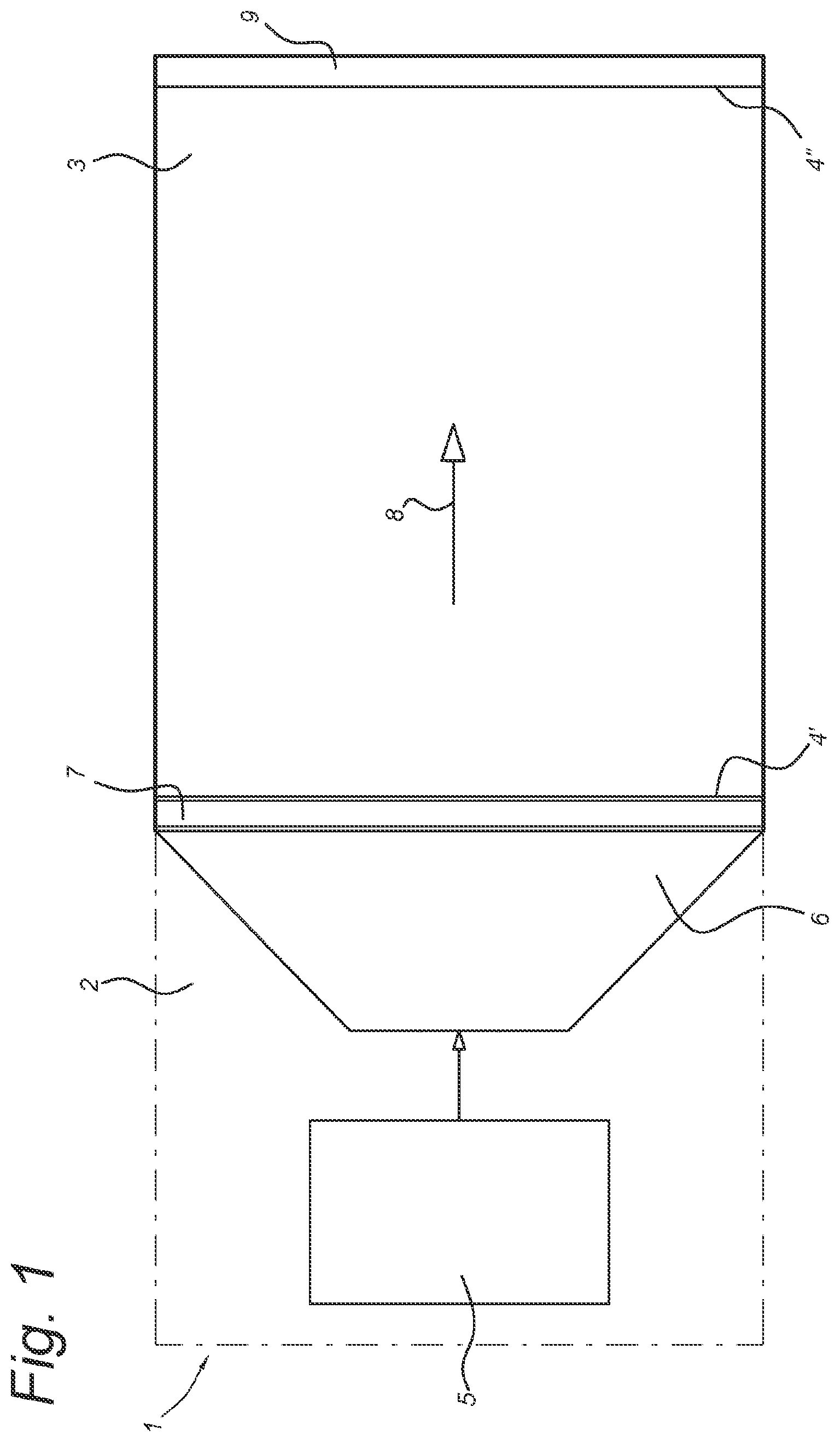 Patent US12345282 Figure 1 – Air handling system for a climate control system in a delimited space, climate control system for climate control in a delimited space, modular unit comprising a delimited space and climate control system and an assembly of modular units