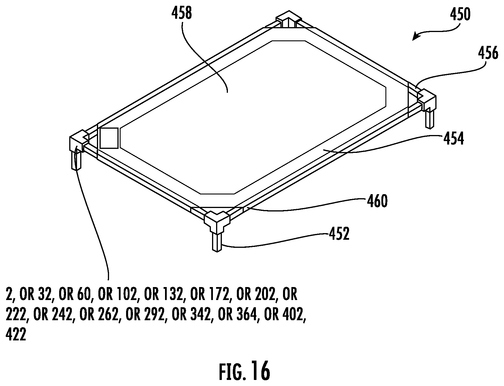 Patent US12345284 Figure 8 – Pet bed component