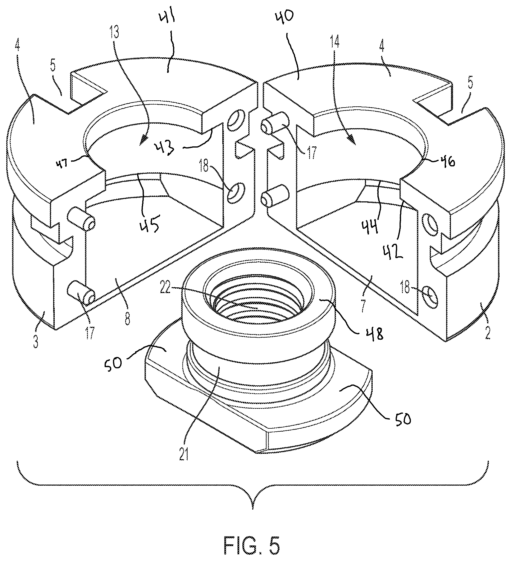 Patent US12345285 Figure 5 – Clam shell insert utility