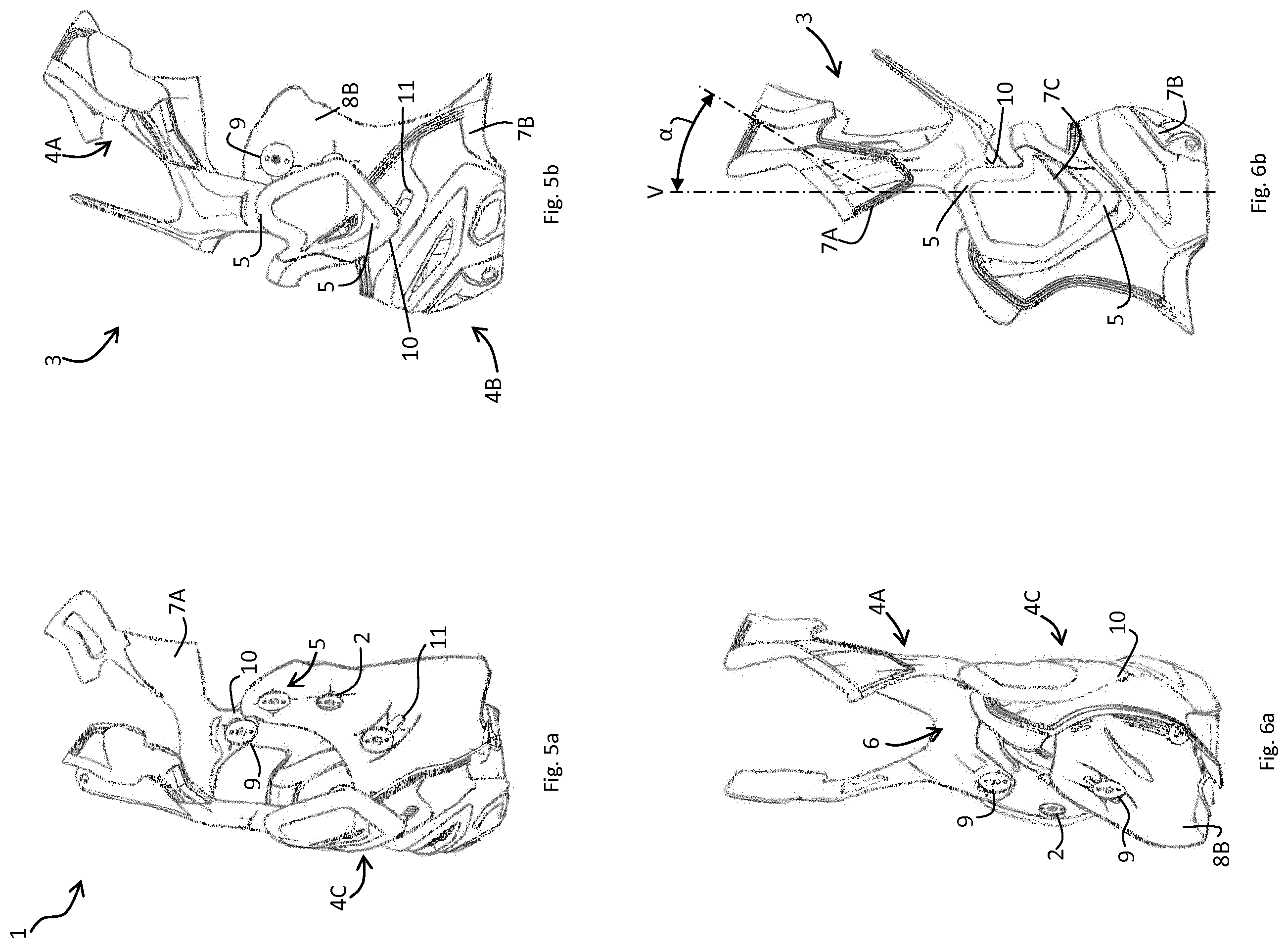 Patent US12345287 Figure 3 – Wearable protection device, method of assembling said wearable protection device and motorcycle boot comprising said wearable protection device