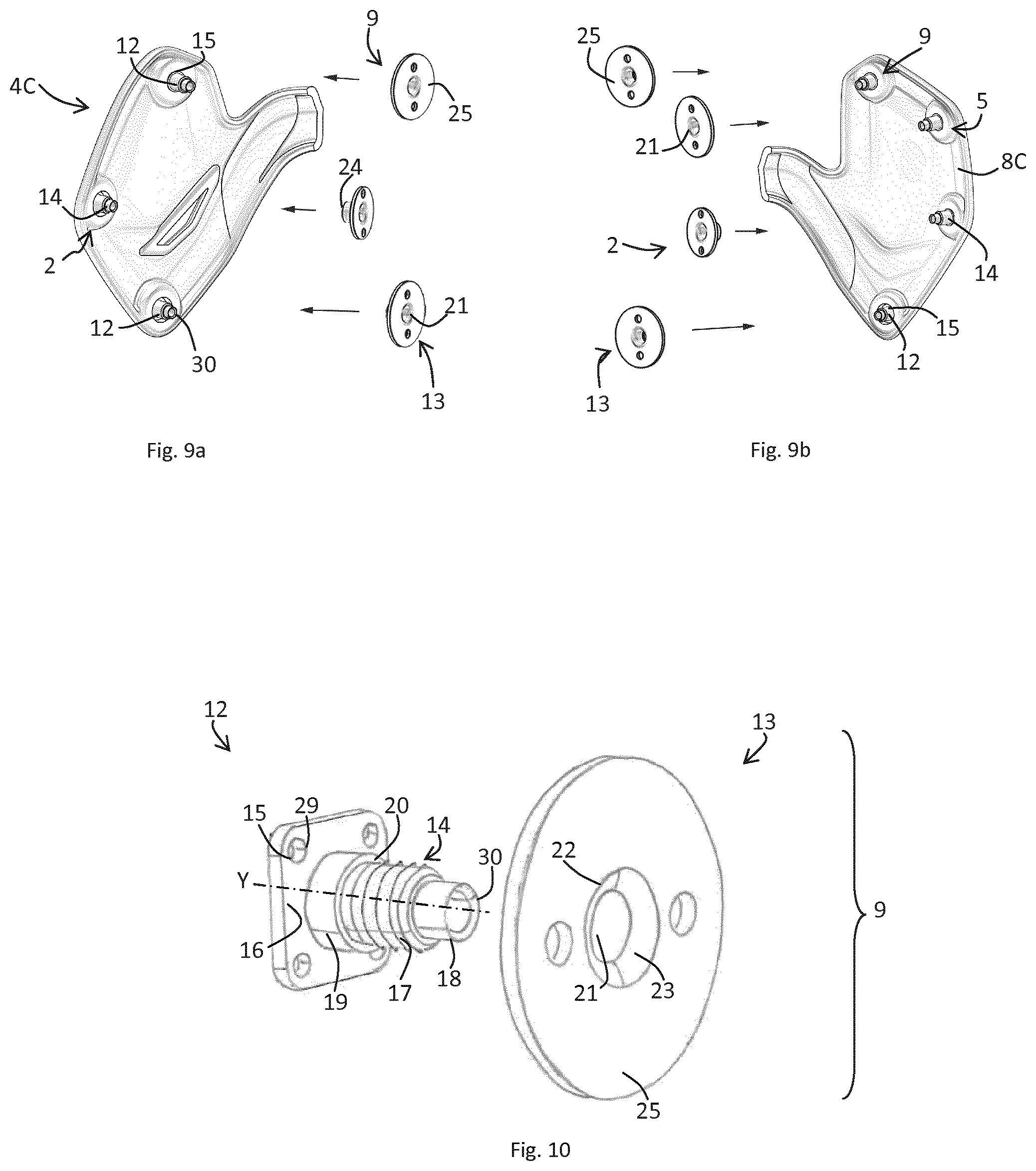 Patent US12345287 Figure 5 – Wearable protection device, method of assembling said wearable protection device and motorcycle boot comprising said wearable protection device
