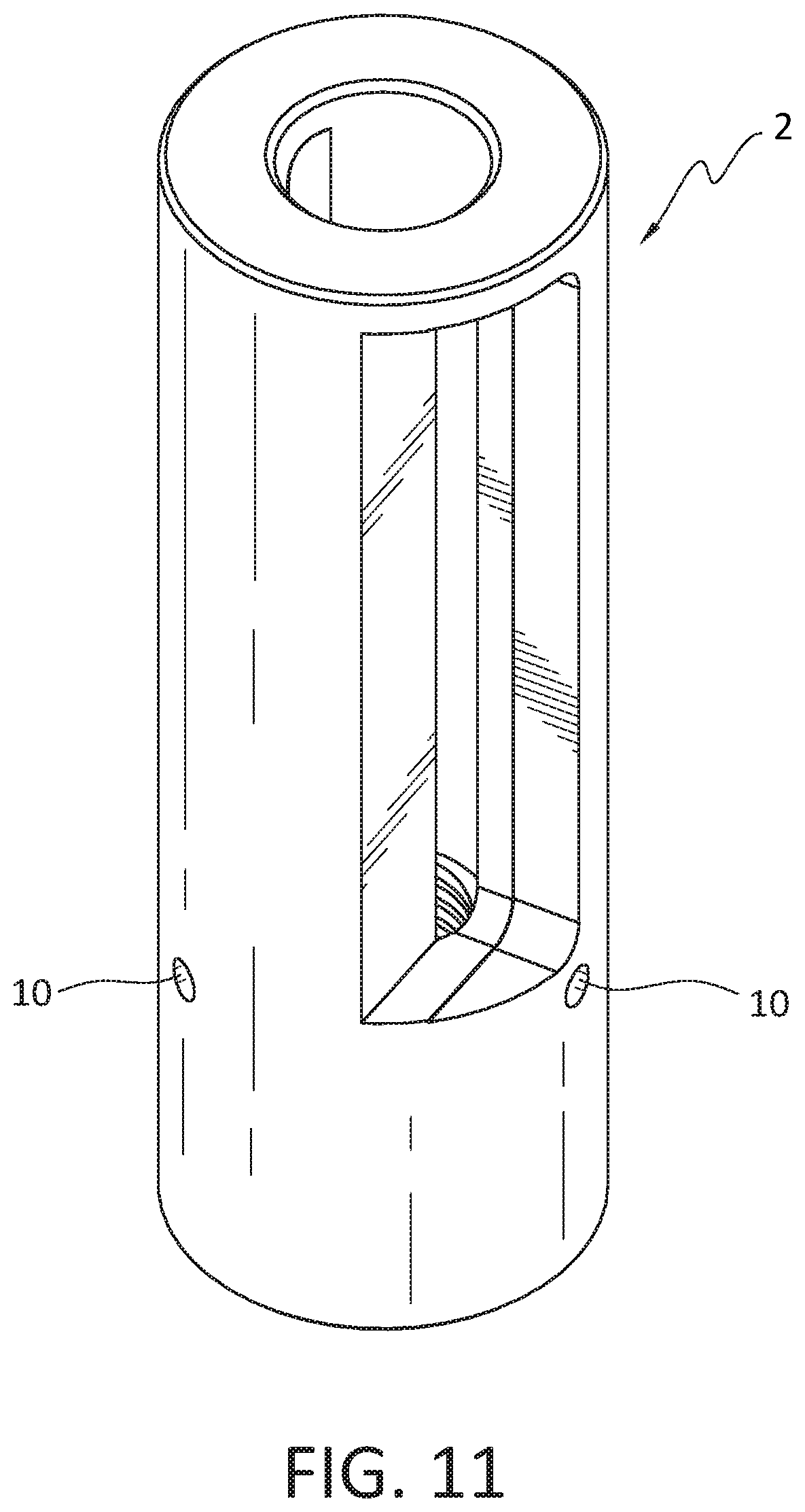 Patent US12345289 Figure 10 – Coupler for connecting a rebar to a threaded rod or another rebar