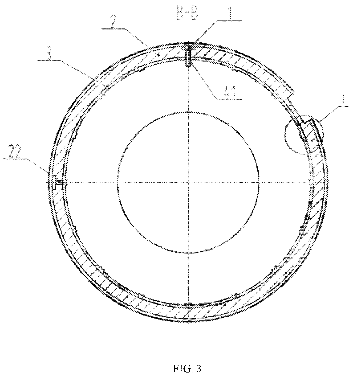 Patent US12345294 Figure 3 – Stator of magnetic levitation bearing, magnetic levitation bearing, and compressor