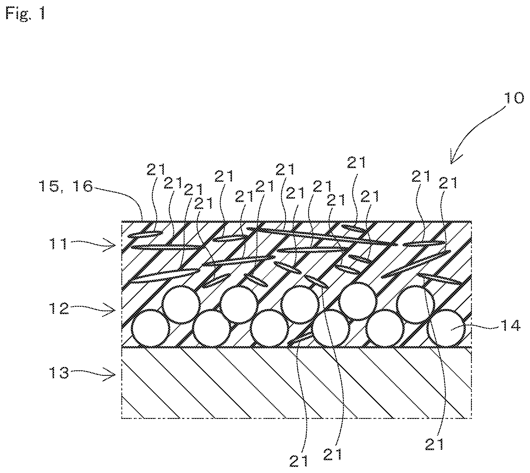 Patent US12345296 Figure 1 – Sliding member and method of manufacturing the same