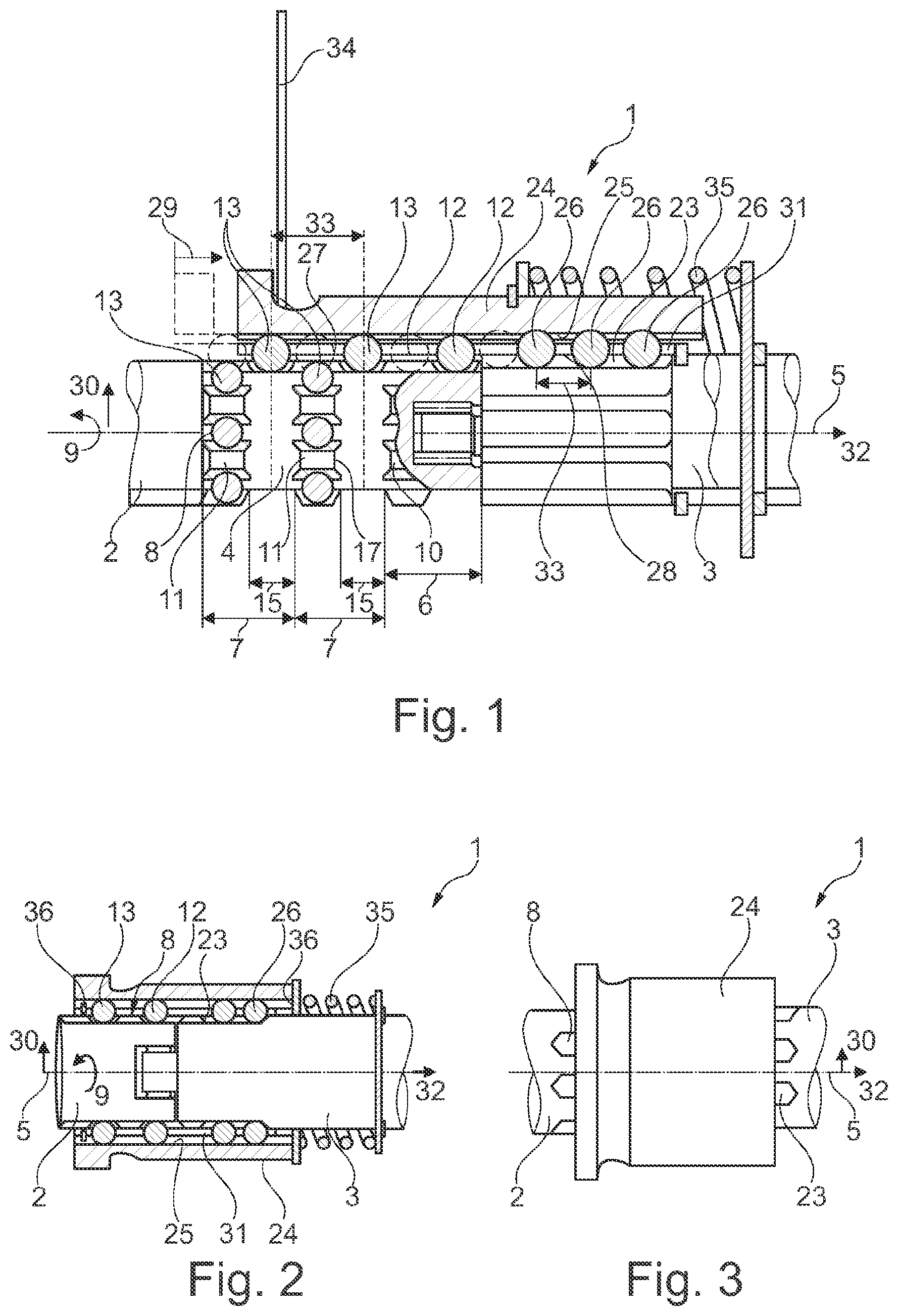 Patent US12345299 — Shaft coupling and shaft for the shaft coupling — Figure 1
