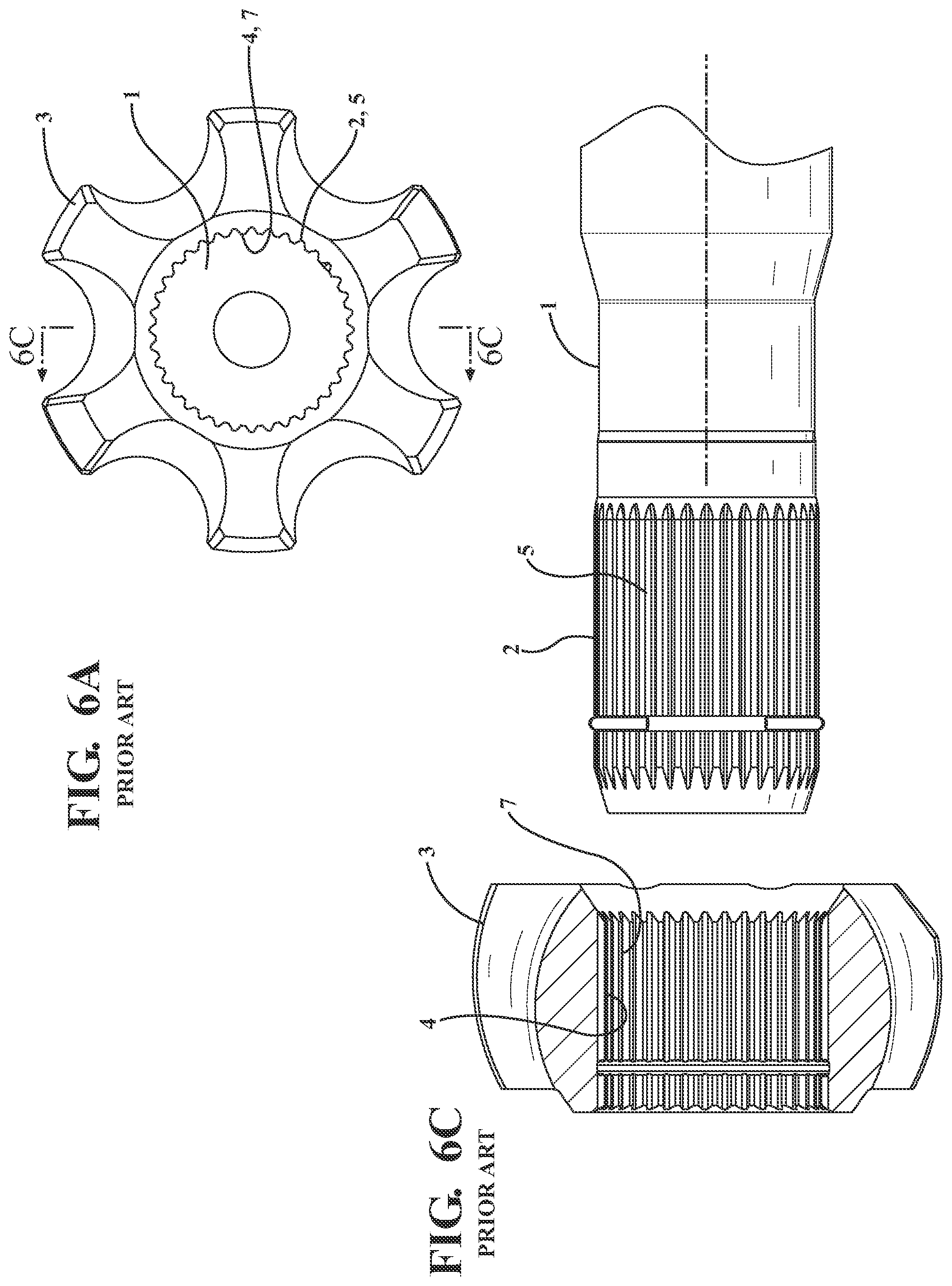 Patent US12345300 Figure 7 – Tapered minor diameter spline to increase strength and fatigue life