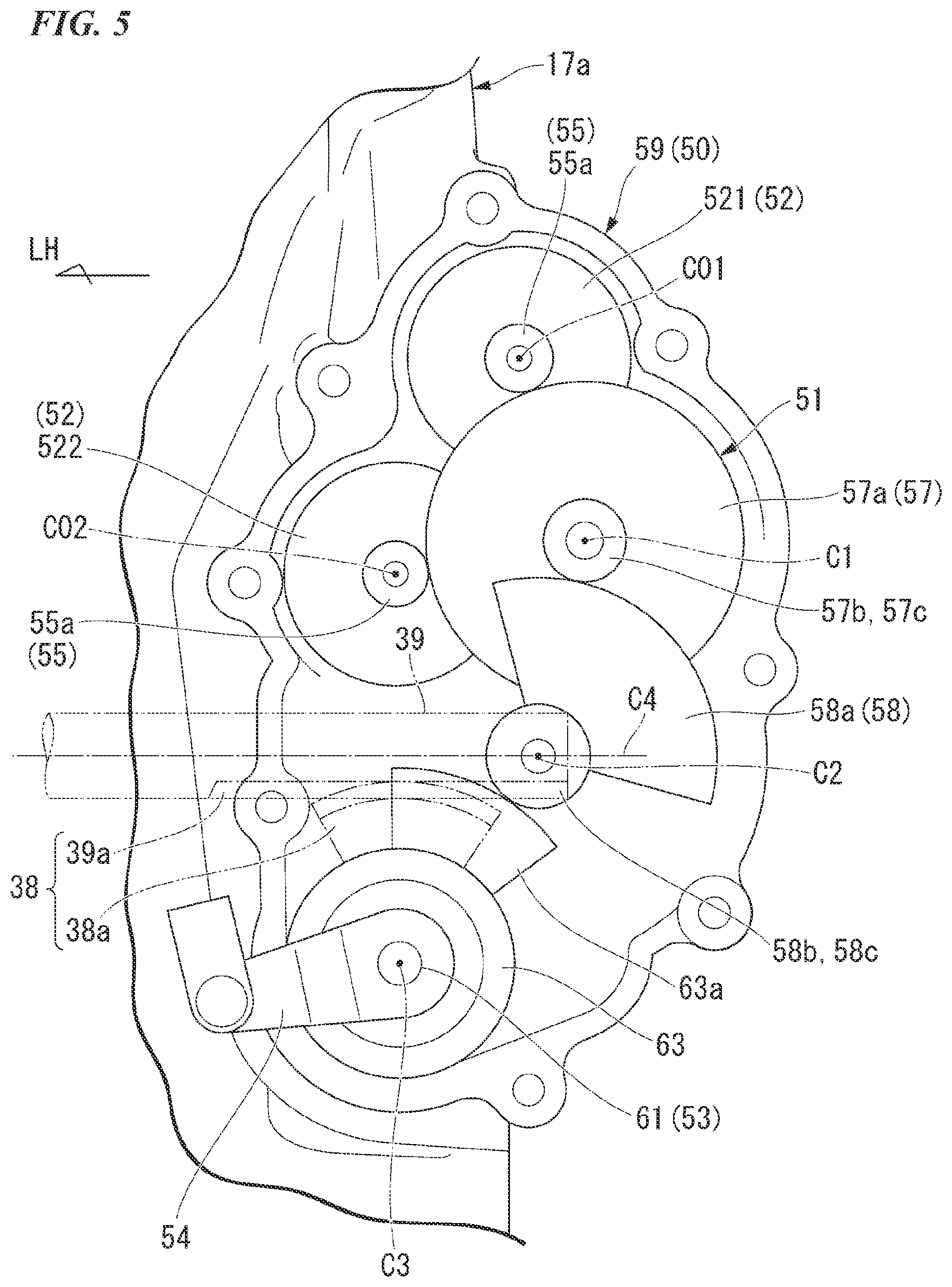 Patent US12345302 Figure 5 – Clutch control device