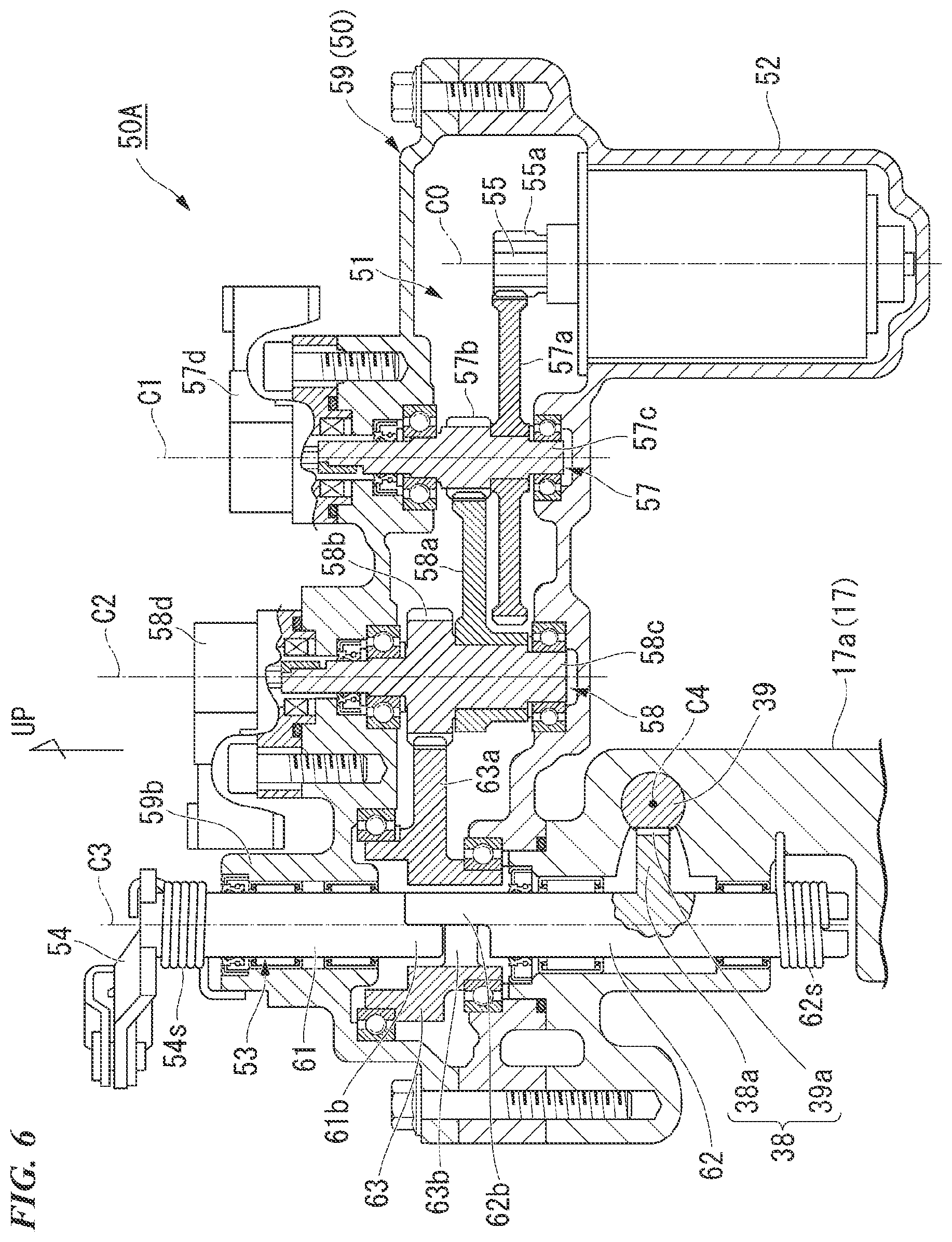 Patent US12345302 Figure 6 – Clutch control device