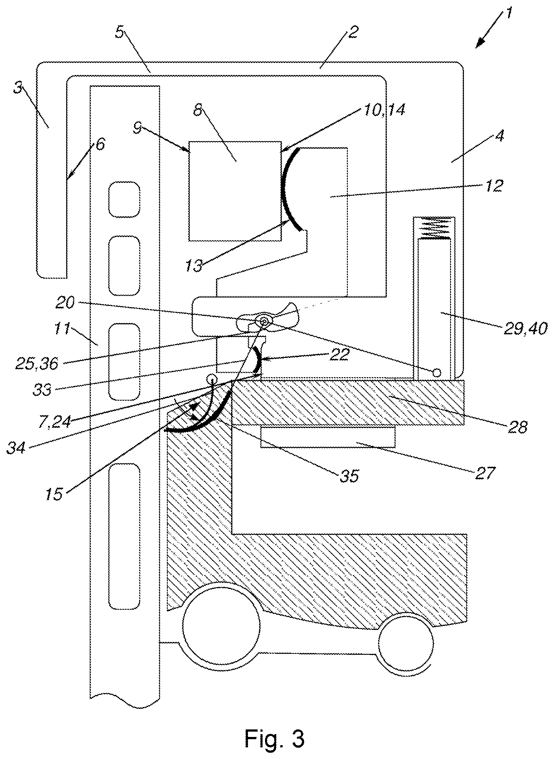 Patent US12345304 Figure 2 – Brake device