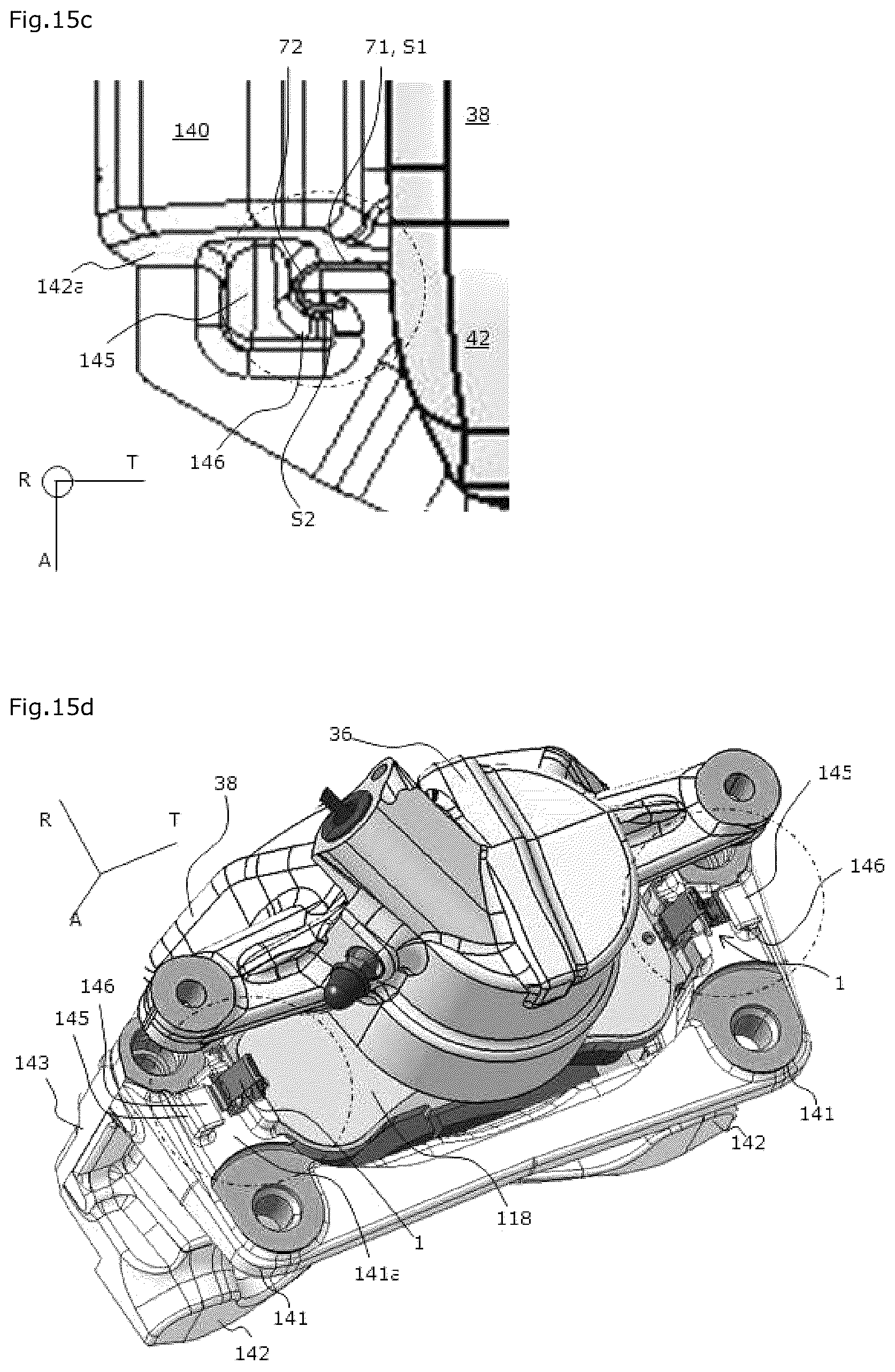 Patent US12345305 Figure 8 – Disc brake comprising at least one elastic return spring for a brake pad, elastic return spring, replacement kit and mounting method
