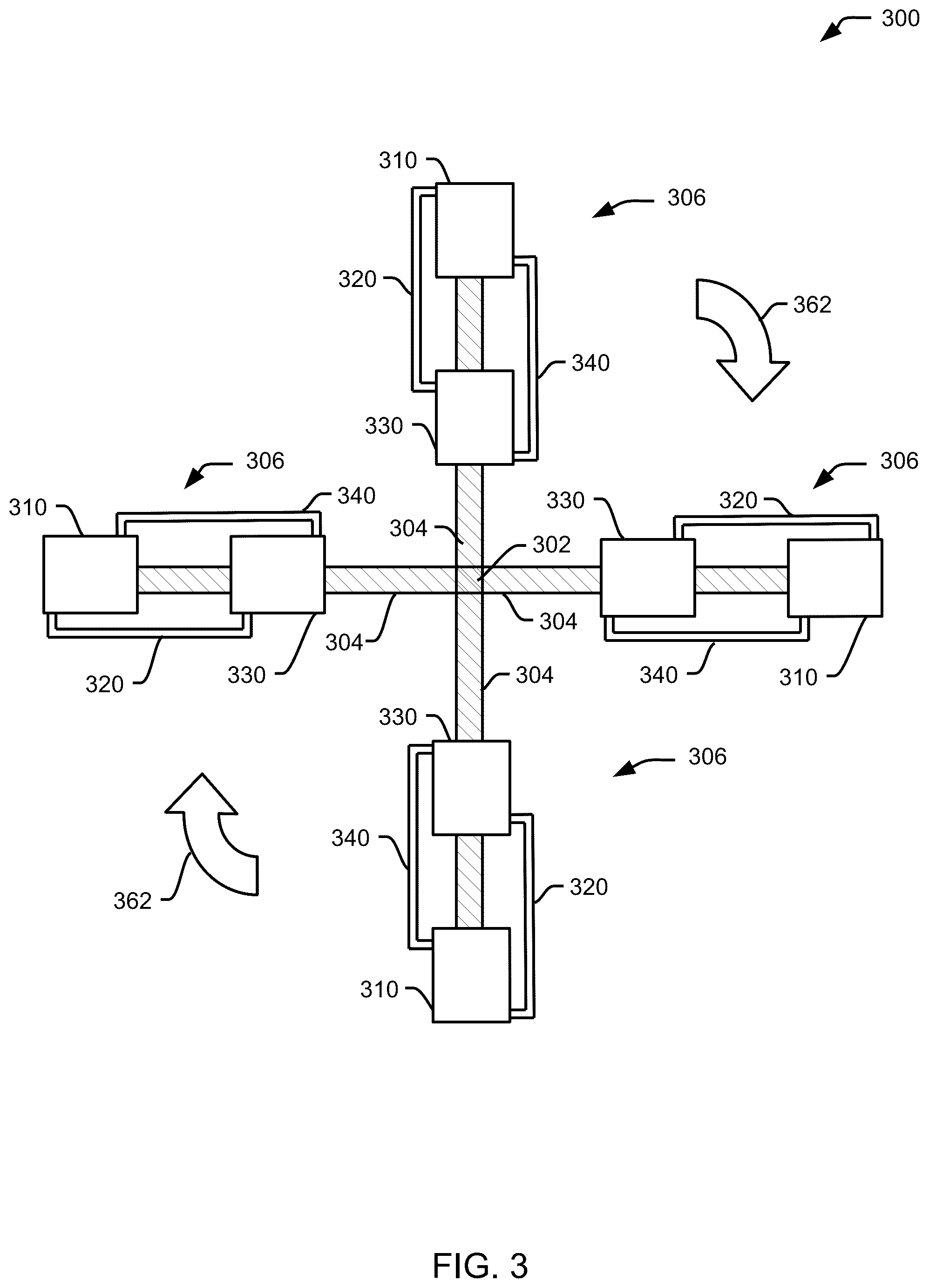 Patent US12345309 Figure 3 – Gravitational torque amplifier apparatus and method