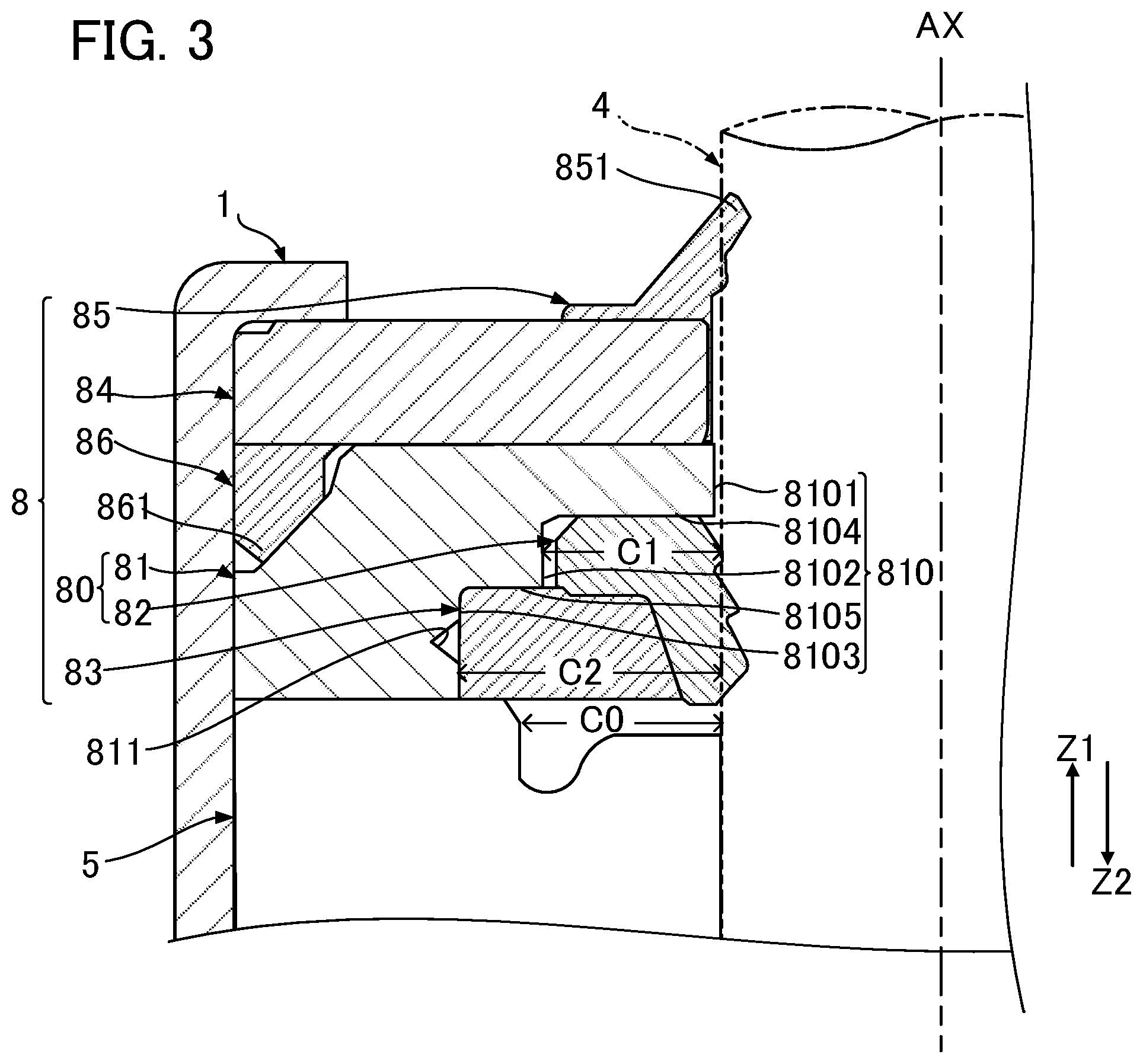 Patent US12345310 Figure 3 – Sealing device