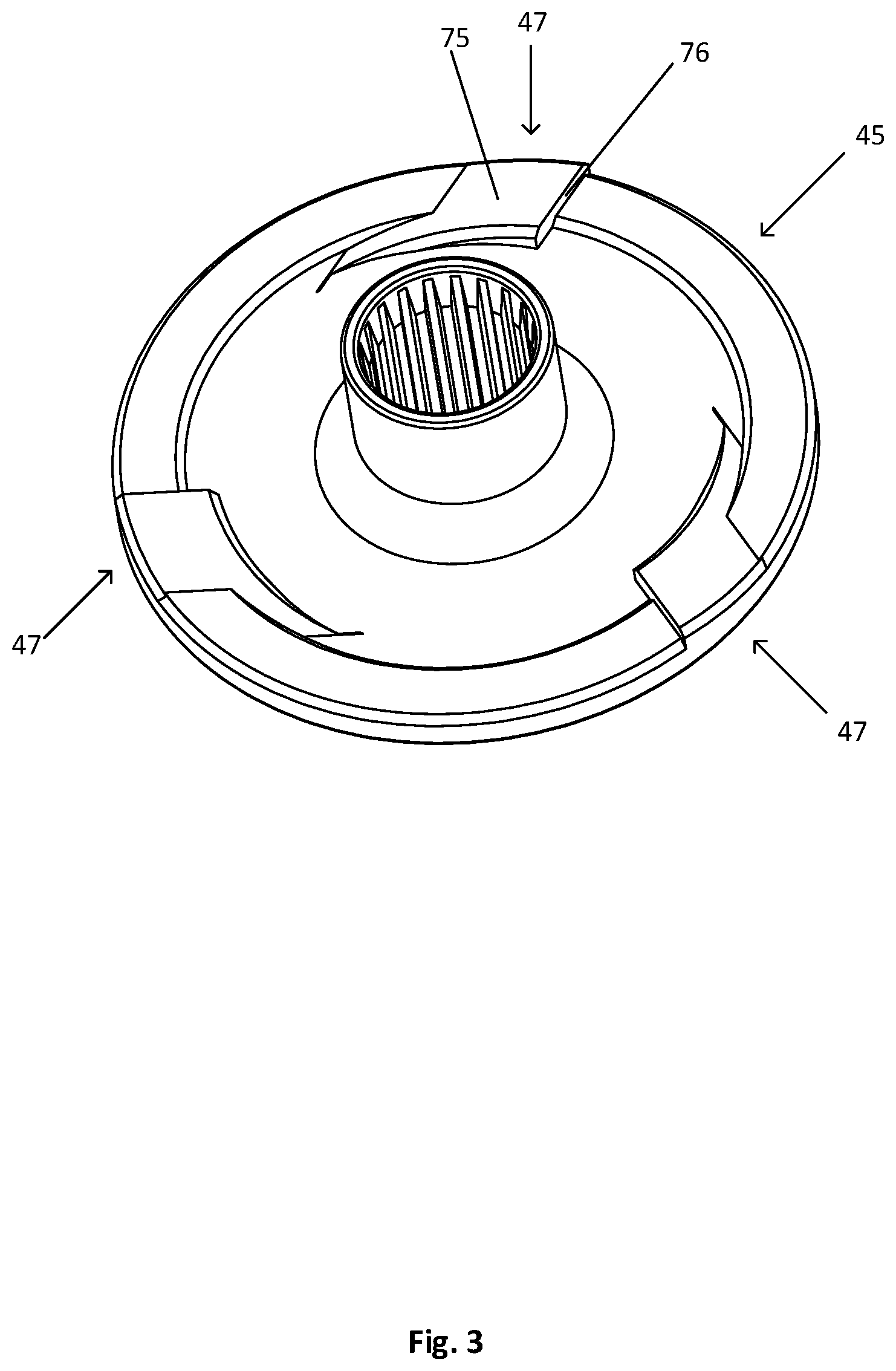 Patent US12345313 Figure 5 – Locking against rotation of electric motor of a linear actuator