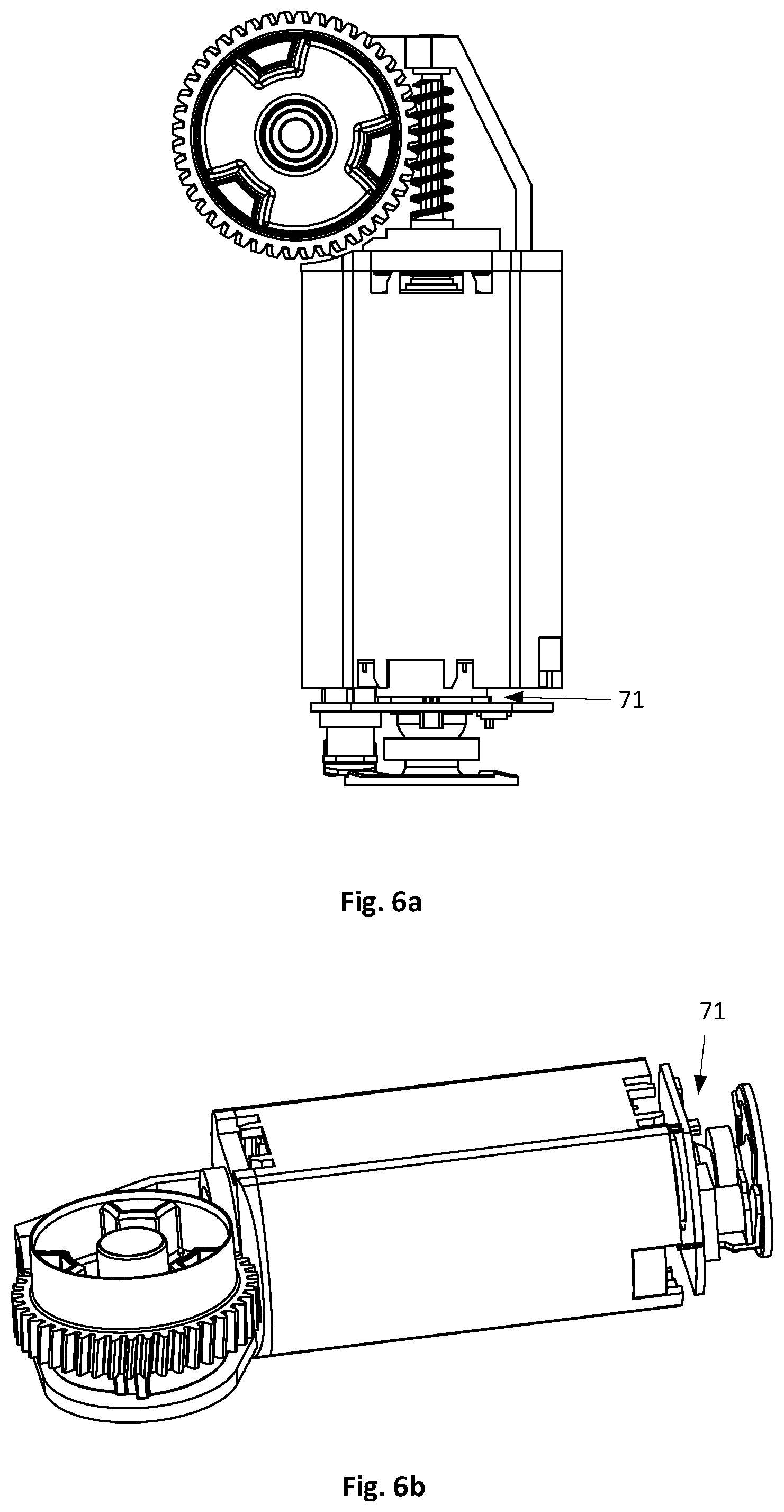 Patent US12345313 Figure 9 – Locking against rotation of electric motor of a linear actuator