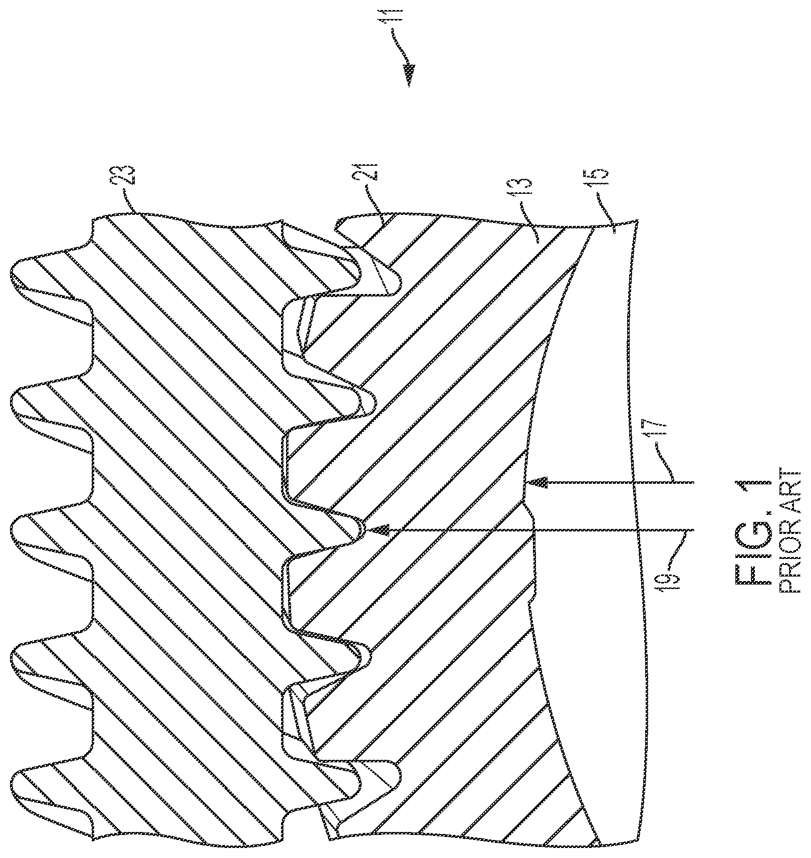 Patent US12345317 Figure 1 – System, method and apparatus for metallic gear hub with metallic teeth having outer polymer layer