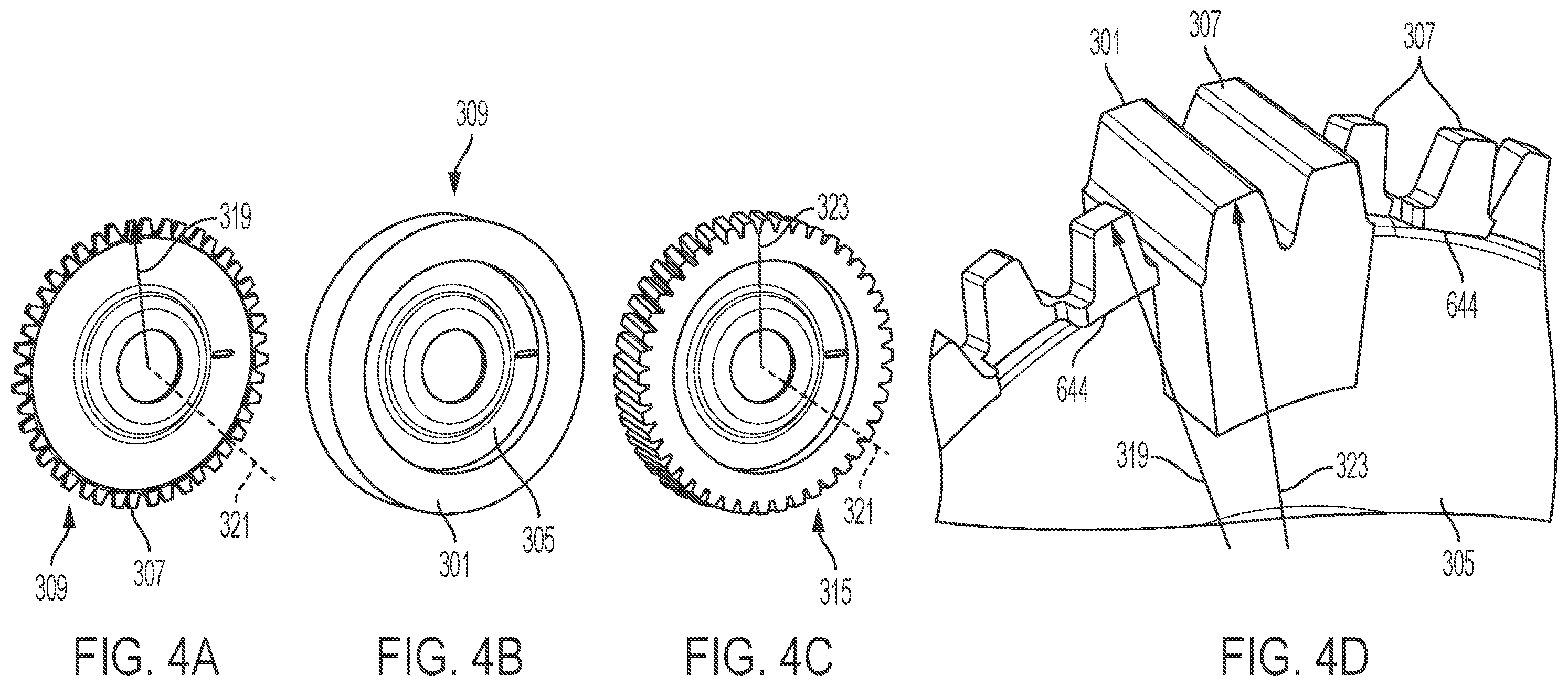 Patent US12345317 Figure 4 – System, method and apparatus for metallic gear hub with metallic teeth having outer polymer layer