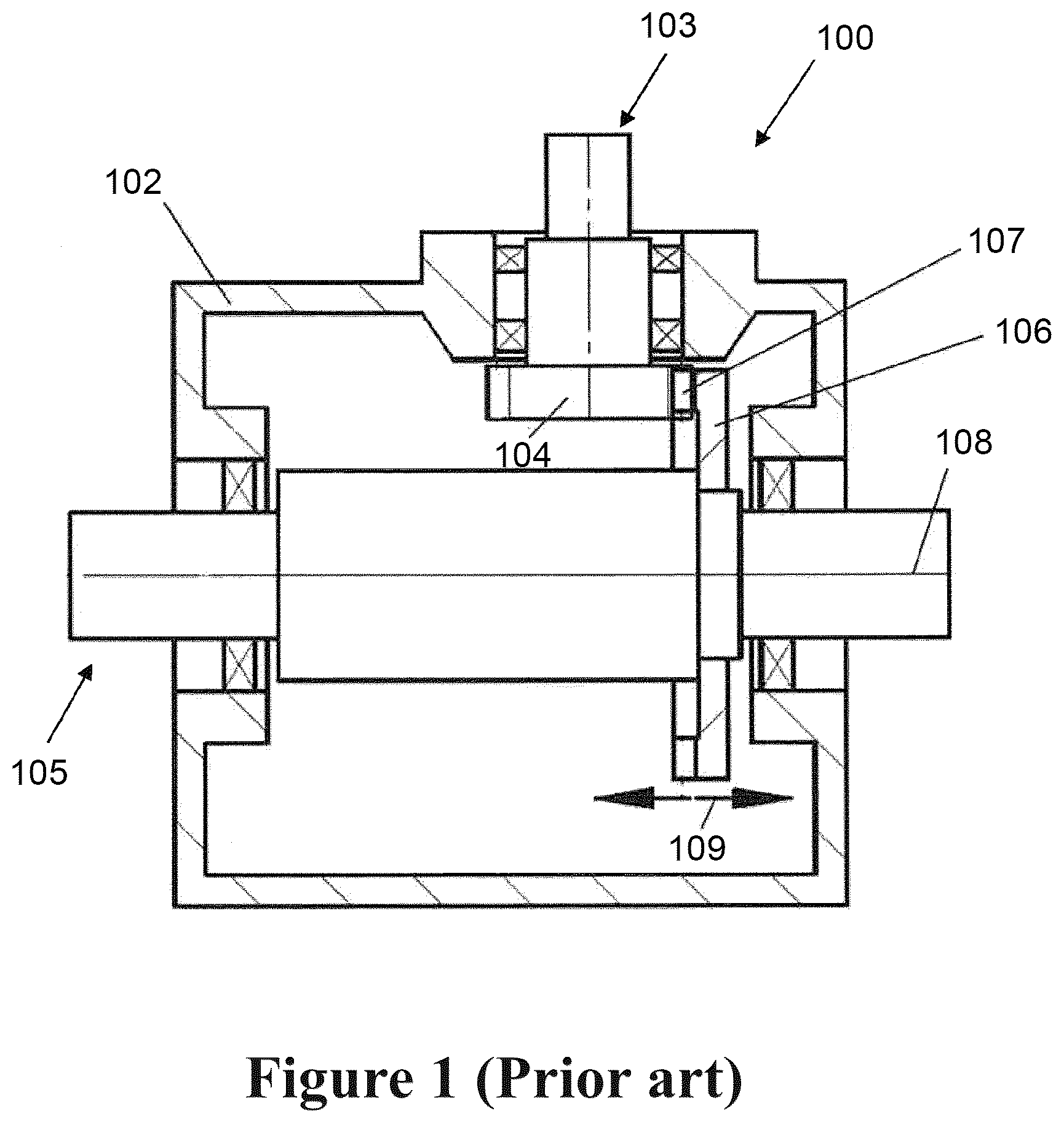Patent US12345319 Figure 1 – Crown wheel gear