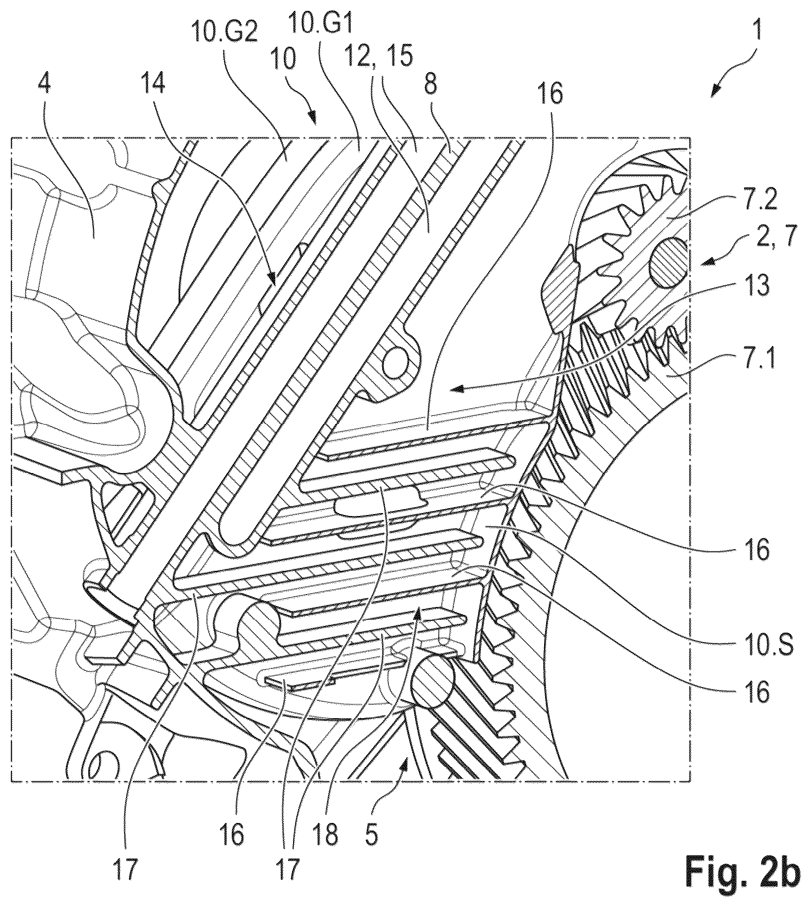 Patent US12345321 Figure 4 – Drive train