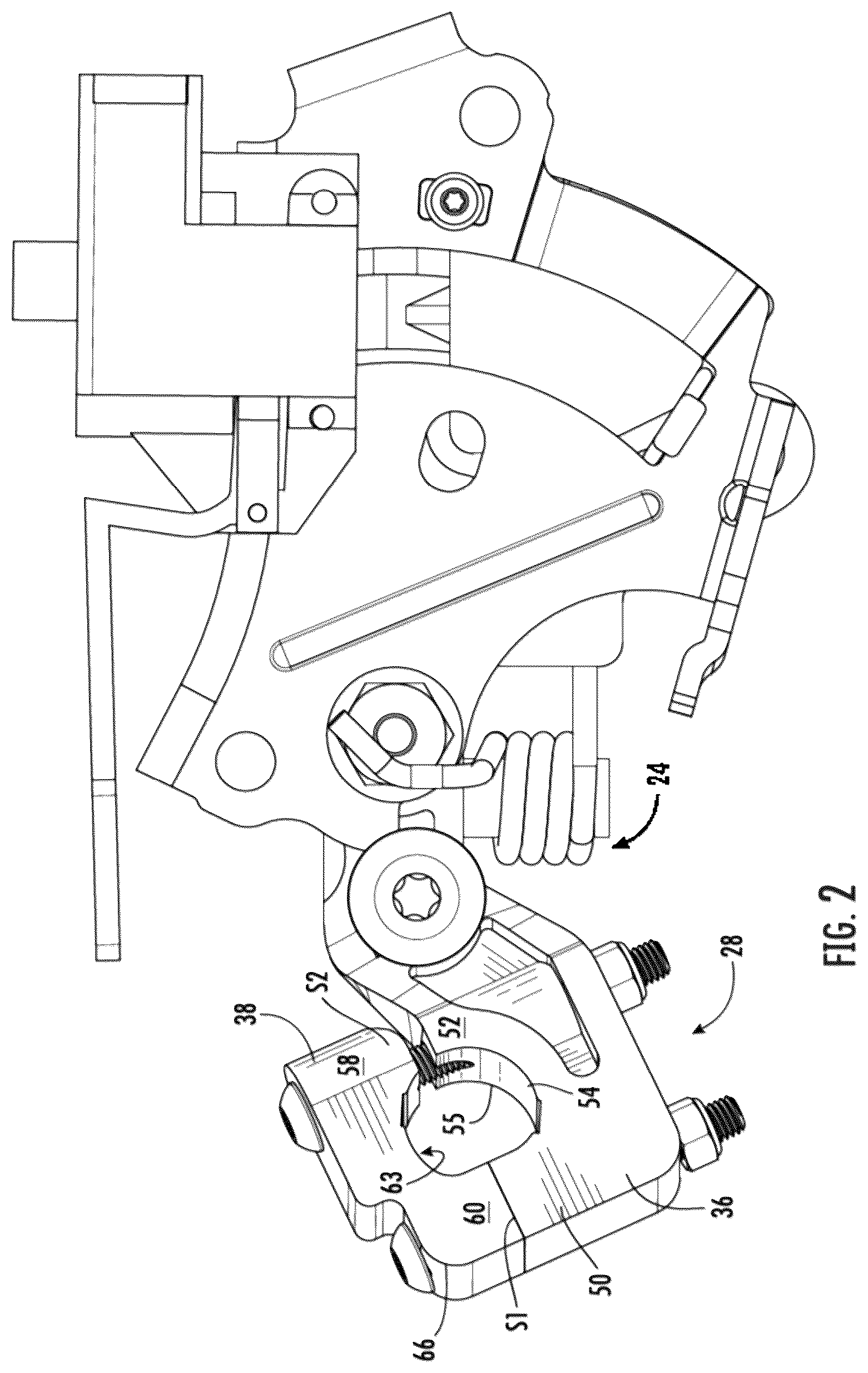 Patent US12345325 Figure 2 – Gearshift assembly