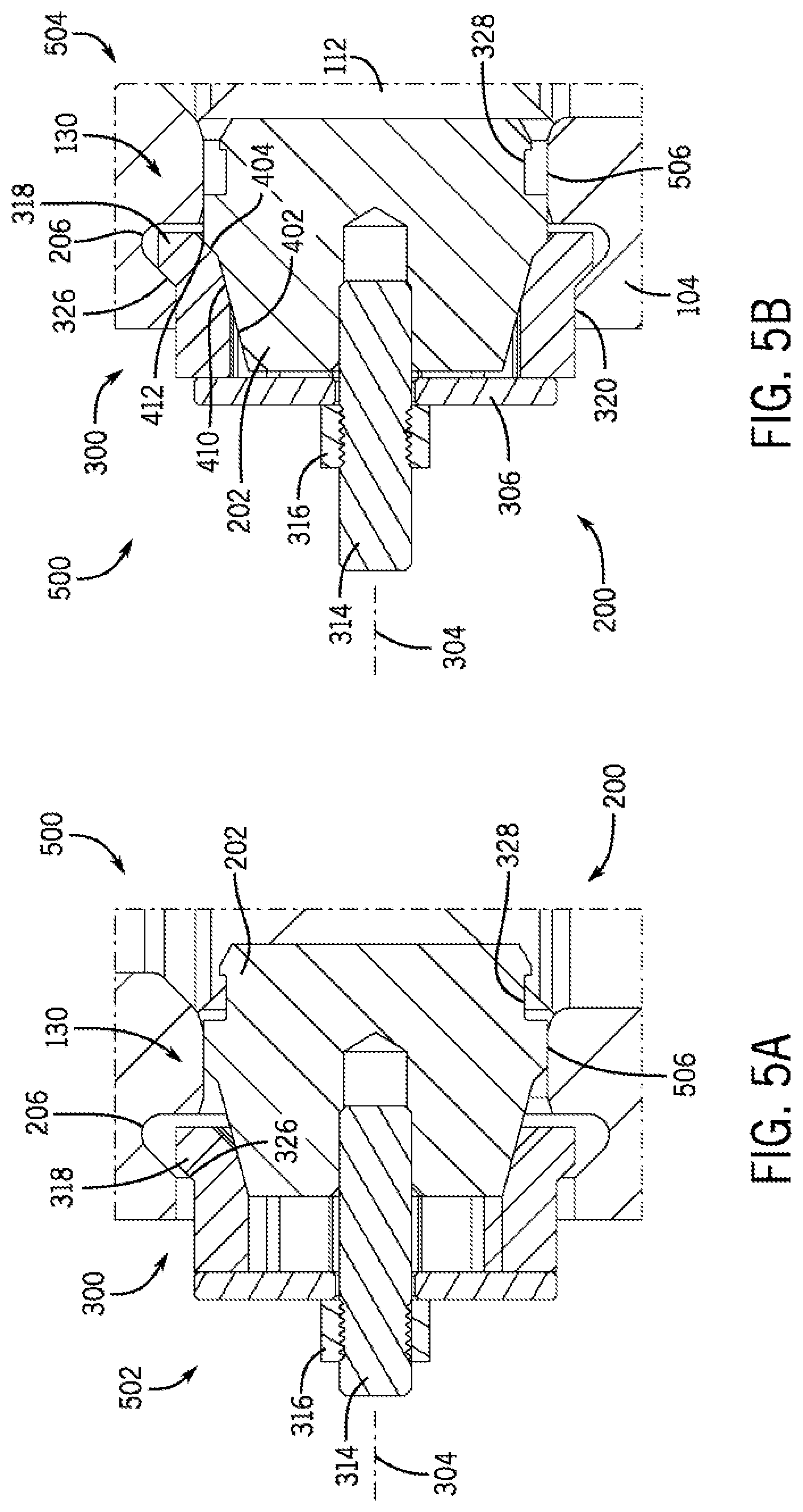 Patent US12345332 Figure 5 – Self-locking plug