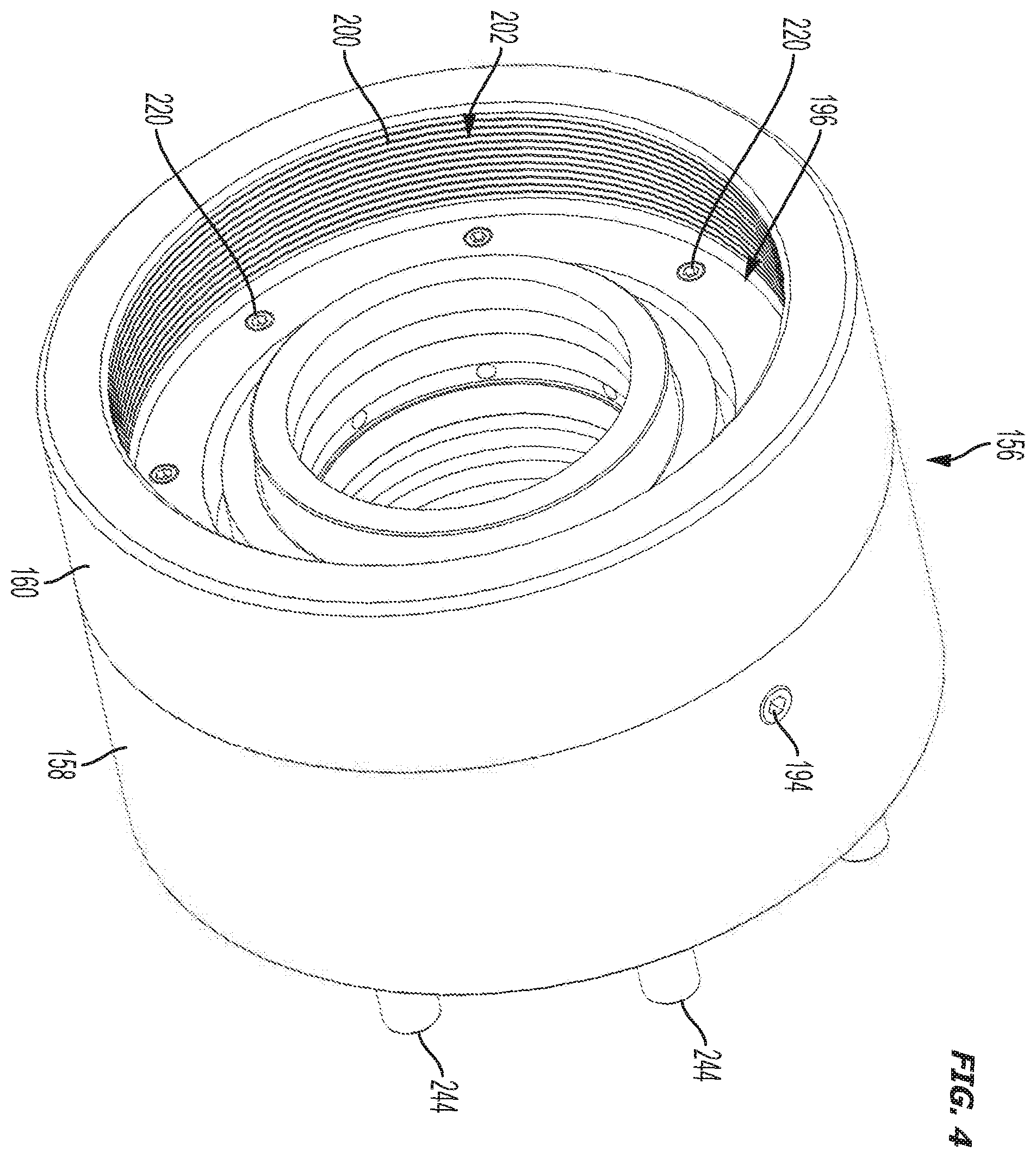 Patent US12345334 Figure 4 – Hydraulic fluid pump and stuffing box assembly for same