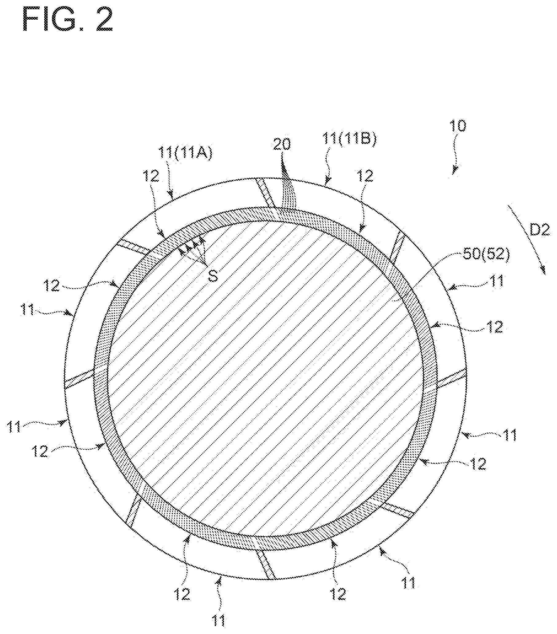 Patent US12345335 Figure 2 – Shaft seal device and rotary machine
