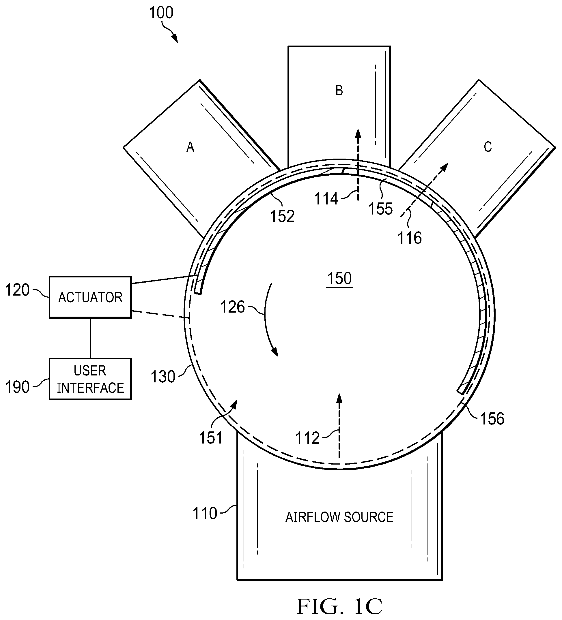 Patent US12345339 Figure 3 – Multi-way valve