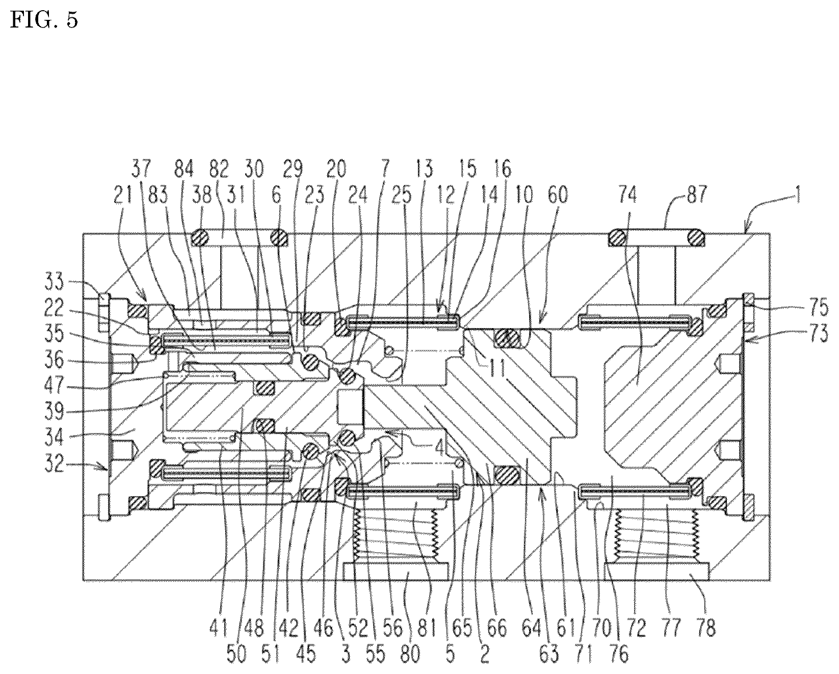 Patent US12345342 Figure 5 – Check valve device