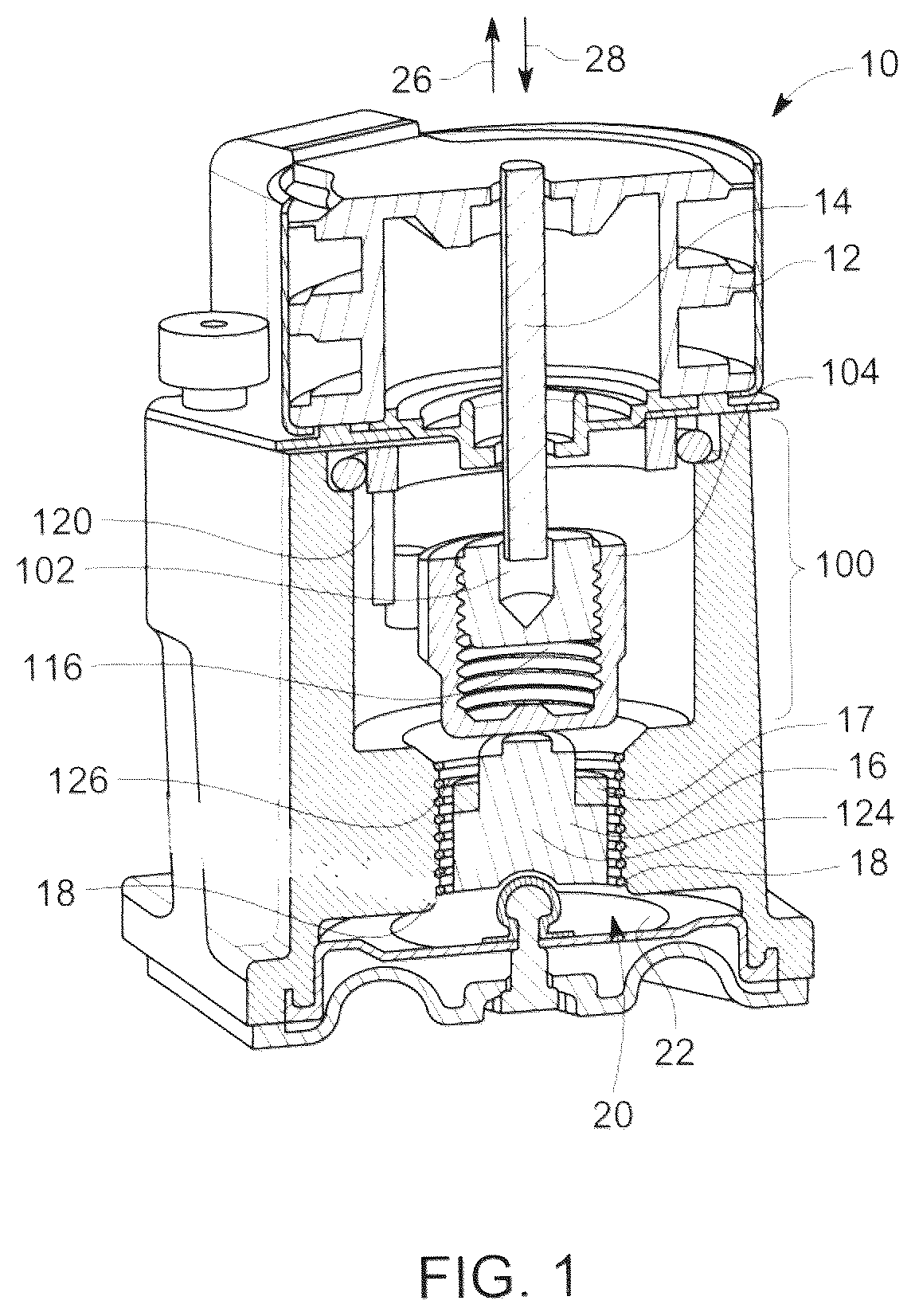 Patent US12345343 Figure 1 – Anti-seize adjustable regulator